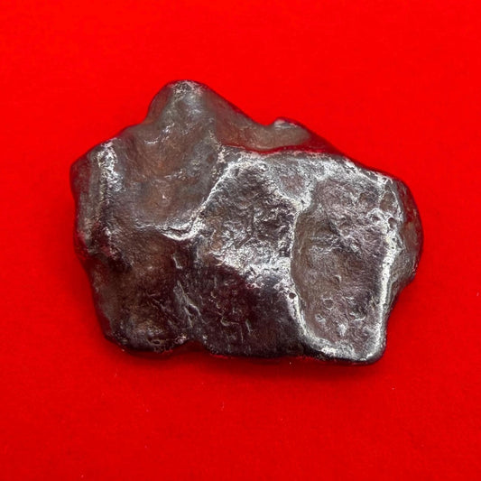Agoudal Iron Meteorite Specimen: Authentic Meteorite, IIAB Hexahedrite, 8.09 grams
