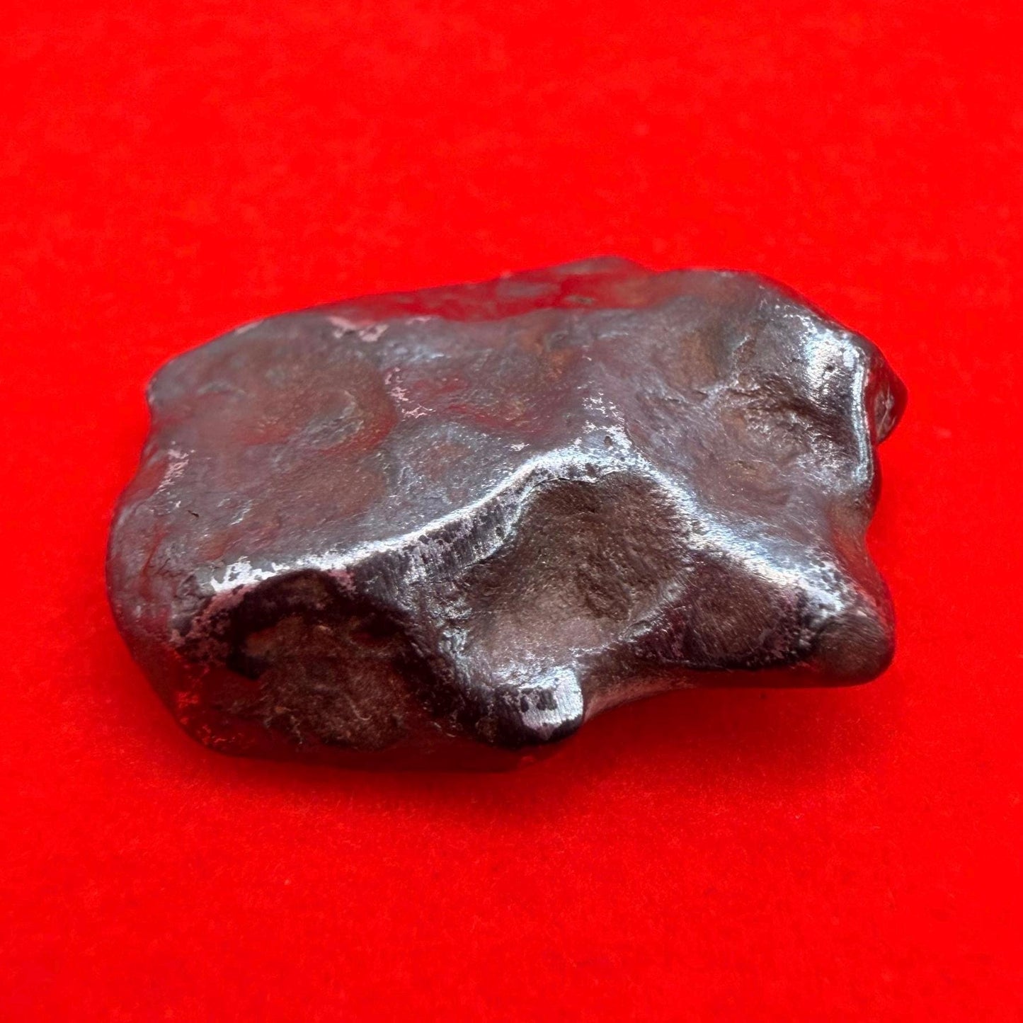 Agoudal Iron Meteorite Specimen: Authentic Meteorite, IIAB Hexahedrite, 8.09 grams