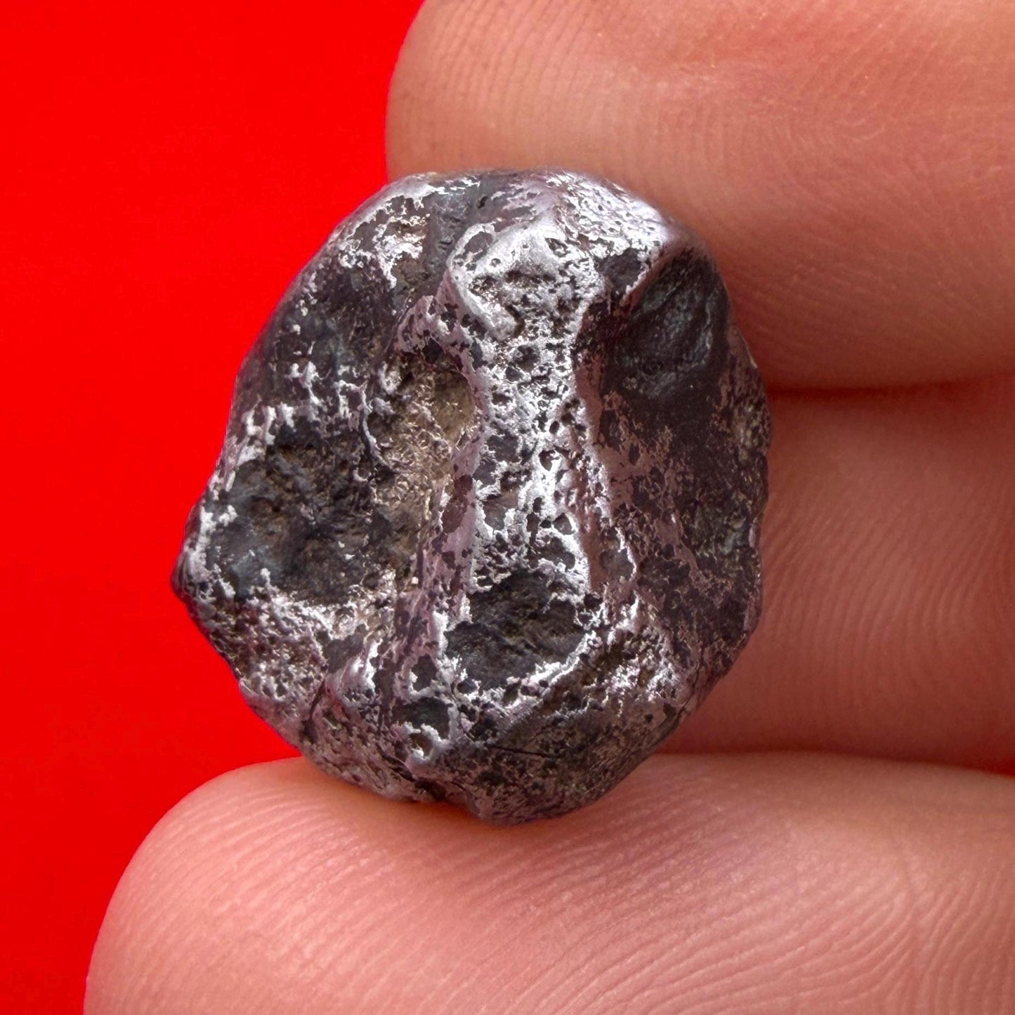 Sikhote-Alin Meteorite Specimen: Authentic Iron Meteorite, 12.33 grams