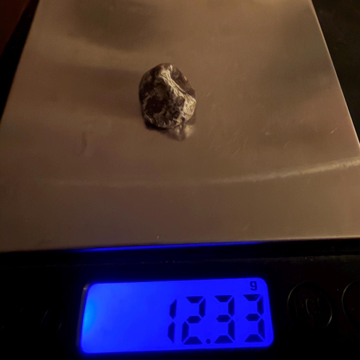 Sikhote-Alin Meteorite Specimen: Authentic Iron Meteorite, 12.33 grams