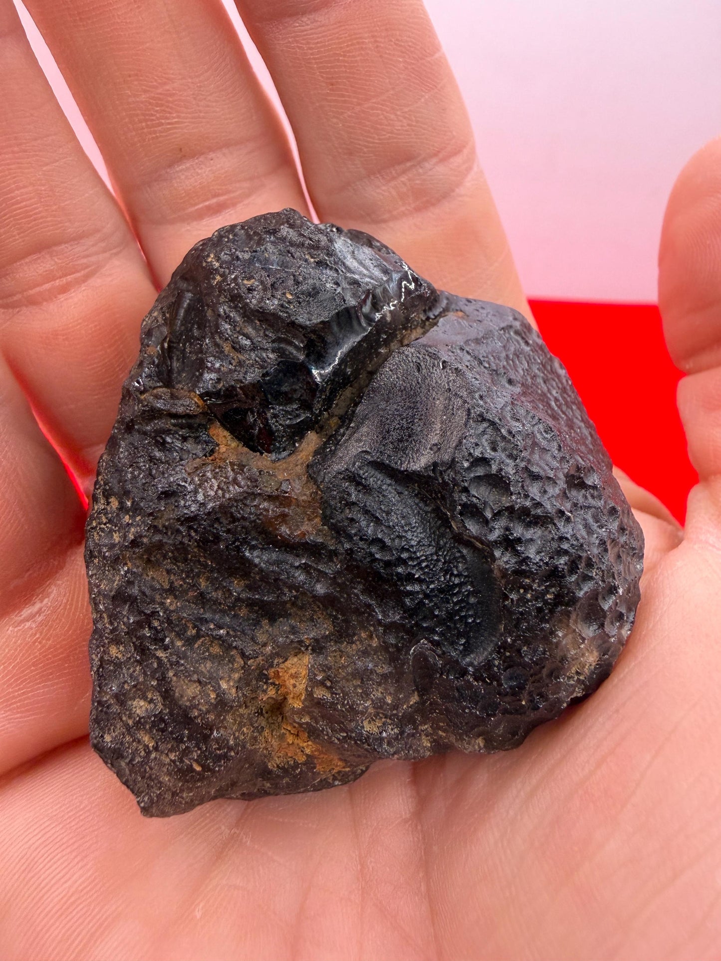 Large Colombianite Pseudotektite: Shamanic Healing Stone, 90.00 grams