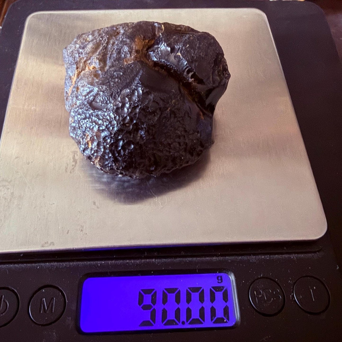 Large Colombianite Pseudotektite: Shamanic Healing Stone, 90.00 grams