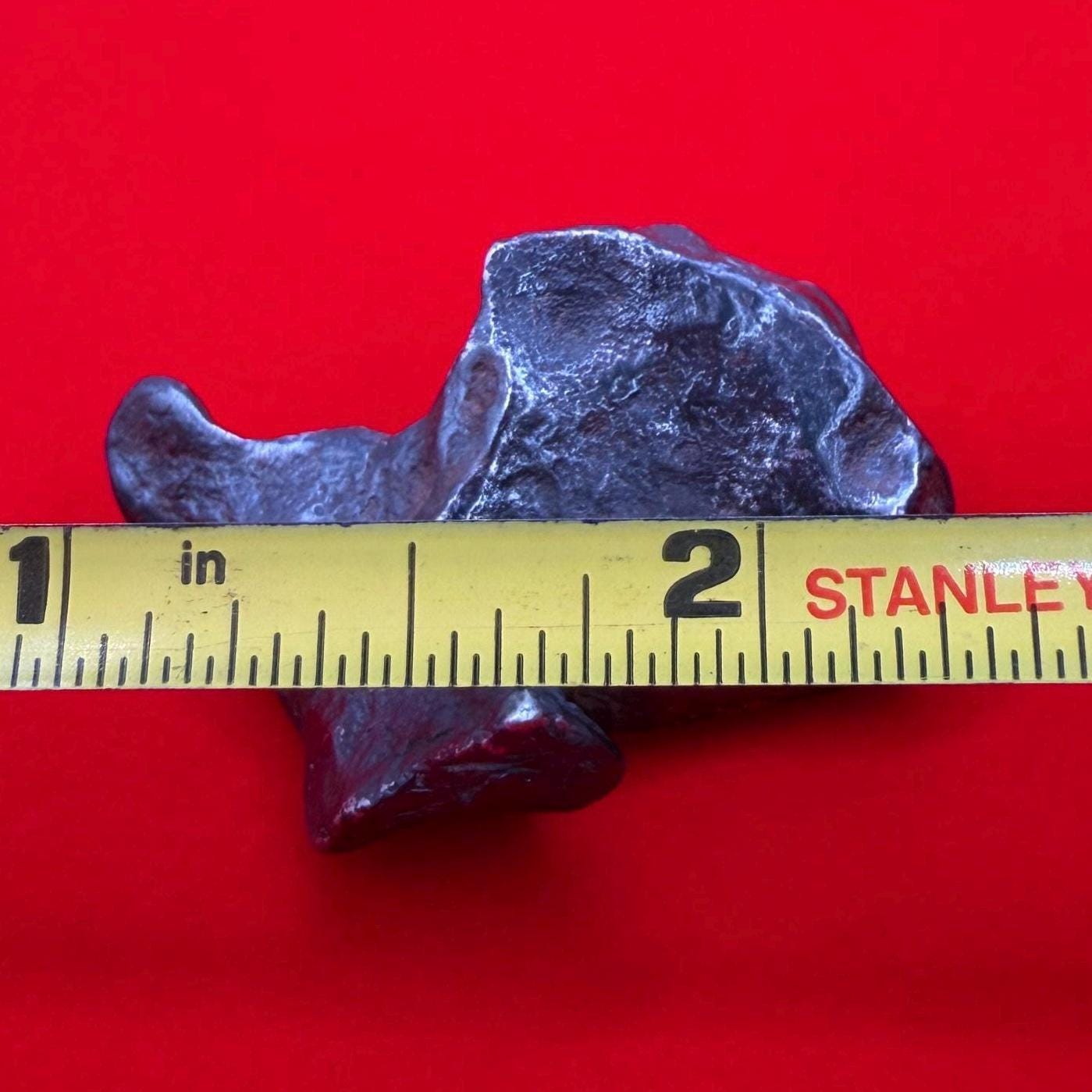 Agoudal Iron Meteorite Specimen: Sculptural Meteorite, Authentic Meteorite, IIAB Hexahedrite, 33.86 grams