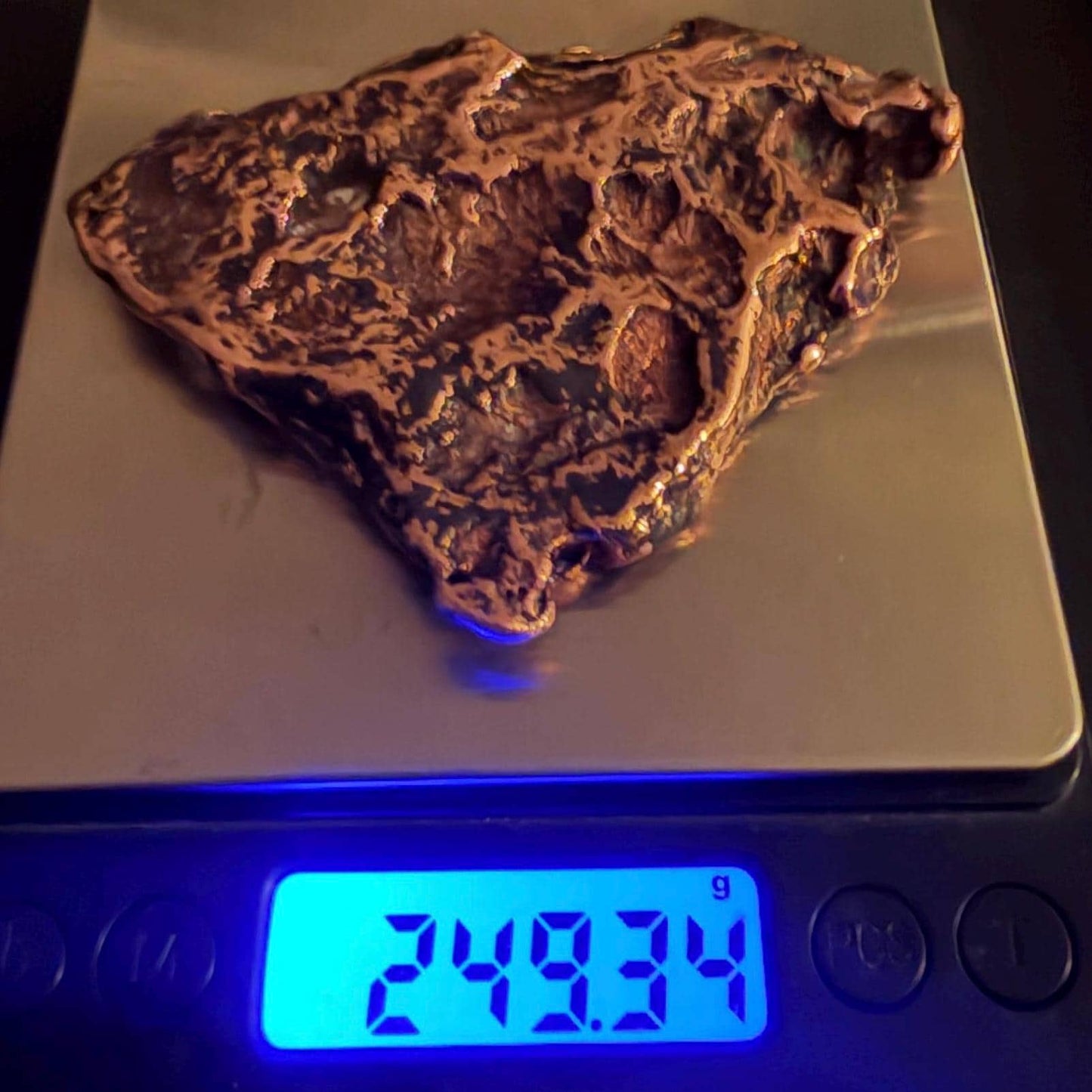 Michigan Float Copper, Keweenaw Native Copper, 249.34g