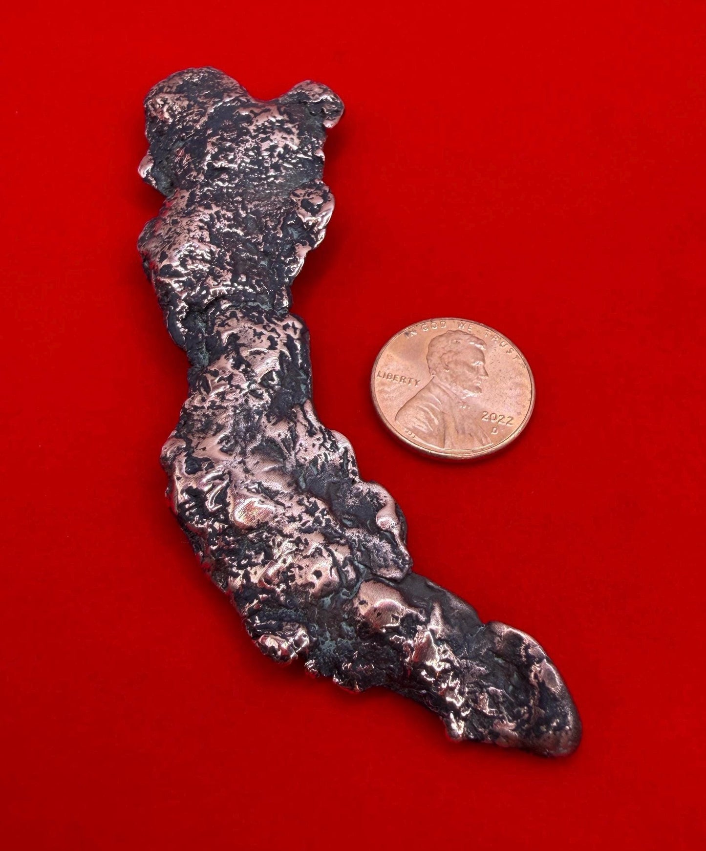 Michigan Native Float Coppe: Keweenaw Energy Grounding Stone, 57.58 grams