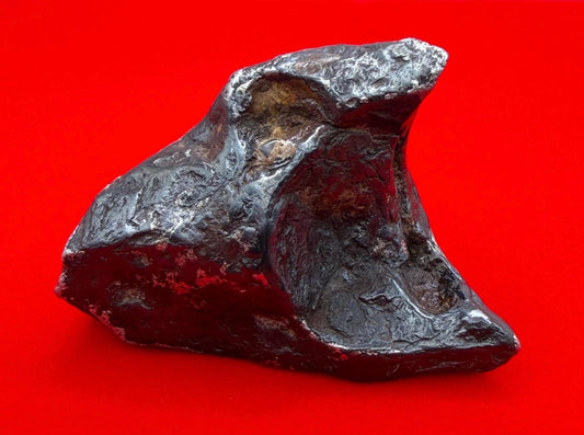 Agoudal Iron Meteorite Specimen: Sculptural Meteorite, Authentic Meteorite, IIAB Hexahedrite, 80.60 grams