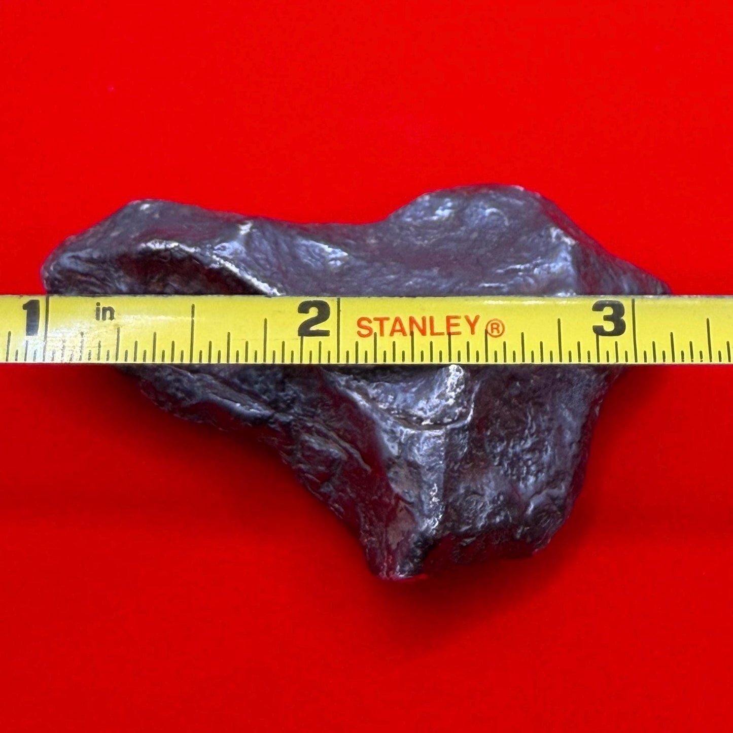 Agoudal Iron Meteorite Specimen: Sculptural Meteorite, Authentic Meteorite, IIAB Hexahedrite, 110.41 grams