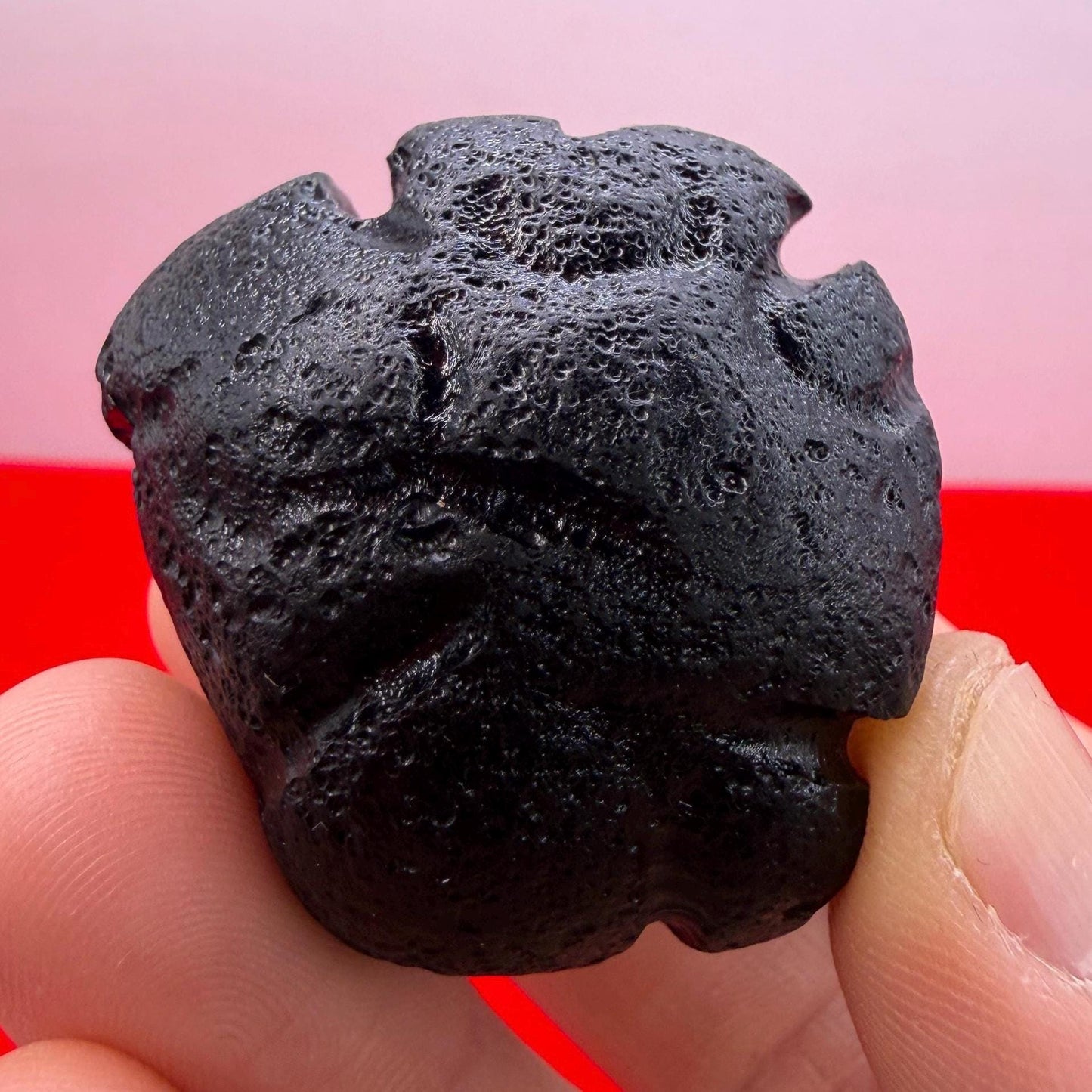 Large Philippinite Tektite, Rare Natural Impact Glass Space Stone, 55.55g
