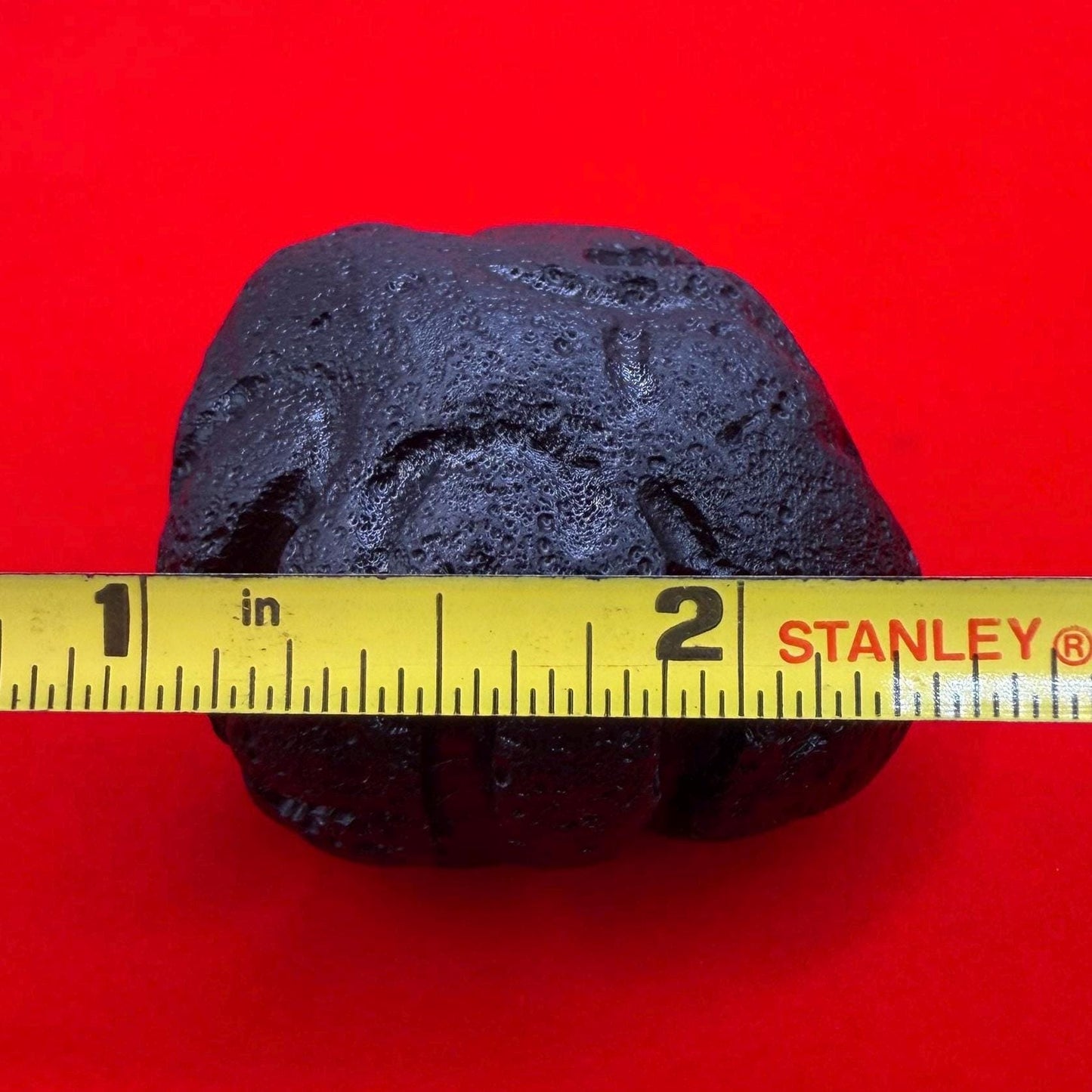 Large Philippinite Tektite, Rare Natural Impact Glass Space Stone, 55.55g