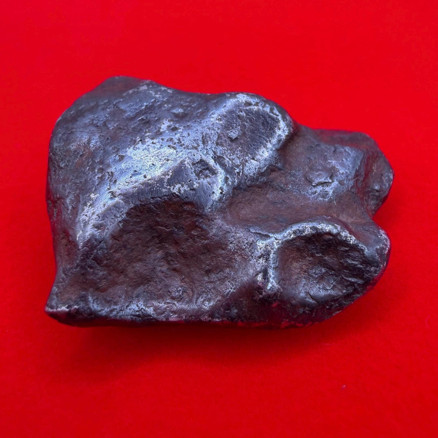 Agoudal Iron Meteorite Specimen: Authentic Meteorite, IIAB Hexahedrite, 41.25 grams