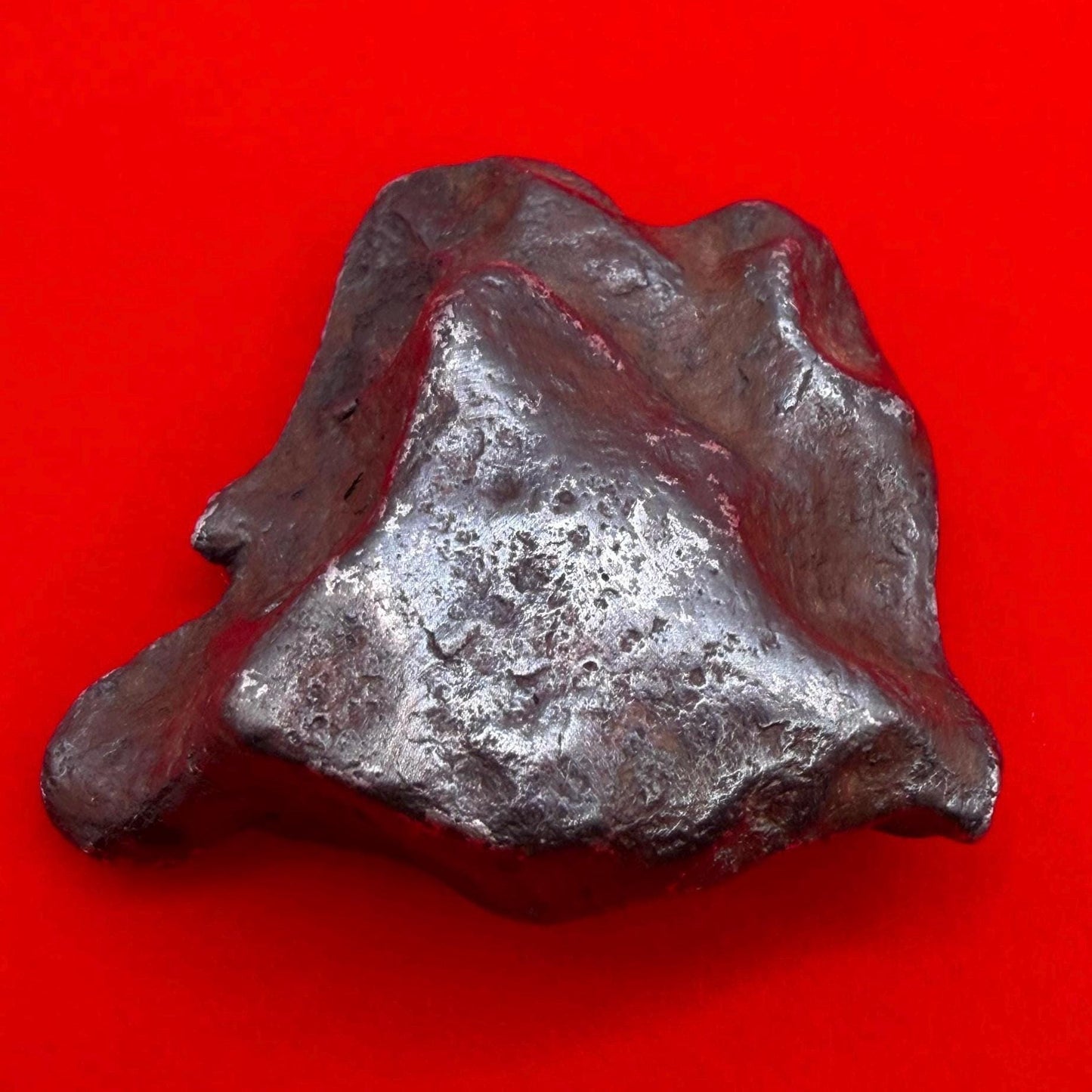 Agoudal Iron Meteorite Specimen: Authentic Meteorite, IIAB Hexahedrite, 41.25 grams