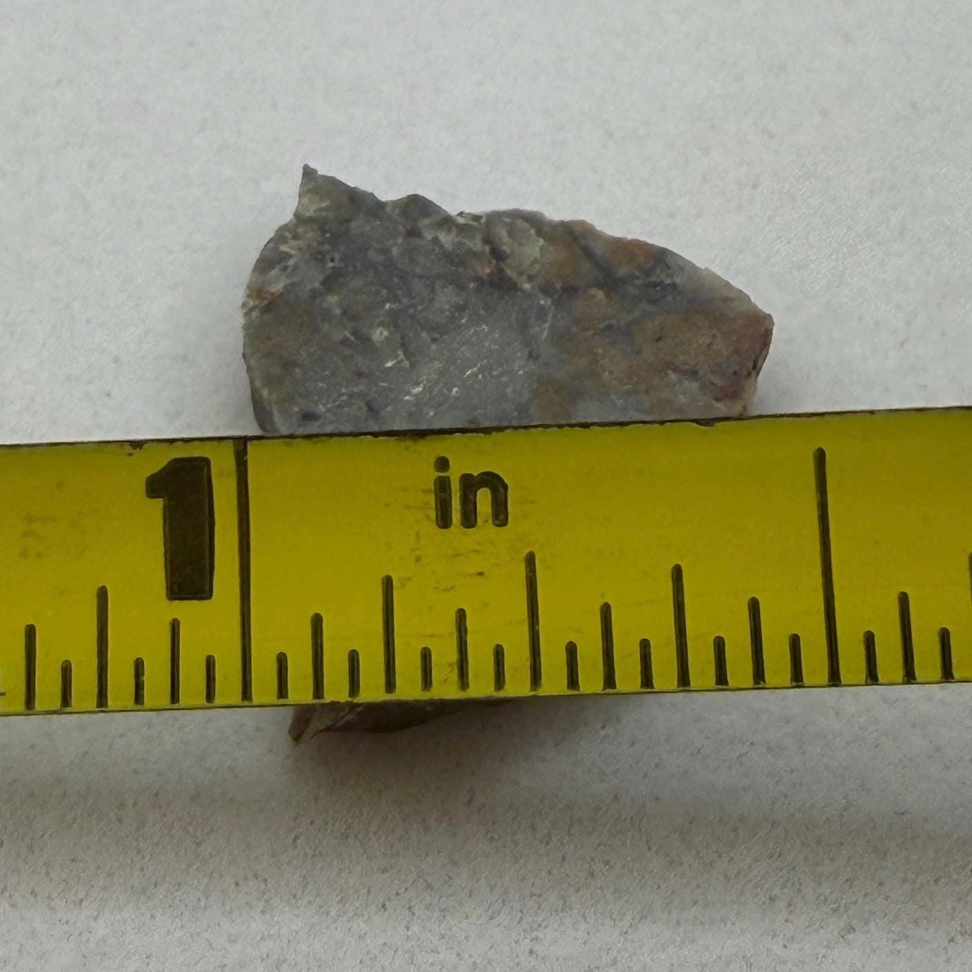 NWA 18045 Lunar Meteorite Slice, Newly Classified, Translucent, Authentic Moon Rock, Melt Breccia, 0.93 grams
