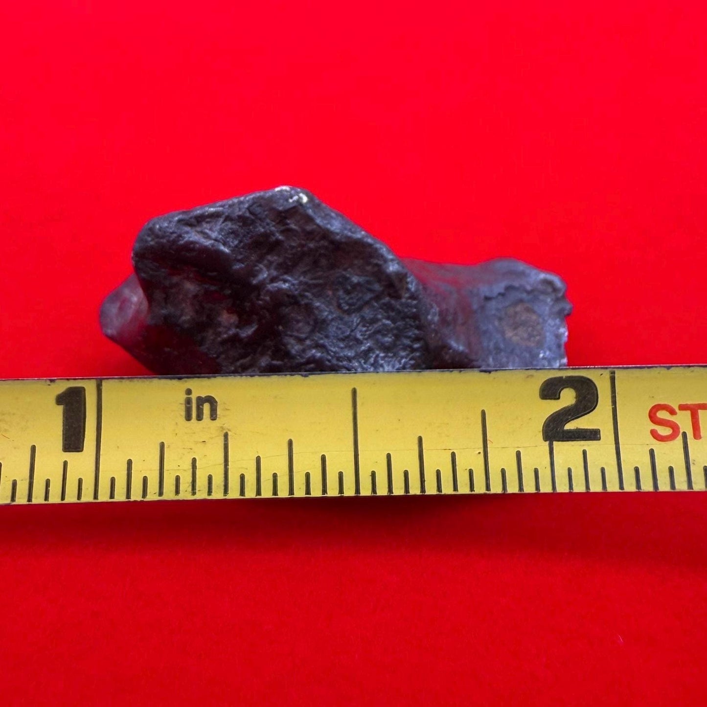 Agoudal Iron Meteorite Specimen: Sculptural Meteorite, Authentic Meteorite, IIAB Hexahedrite, 11.07 grams