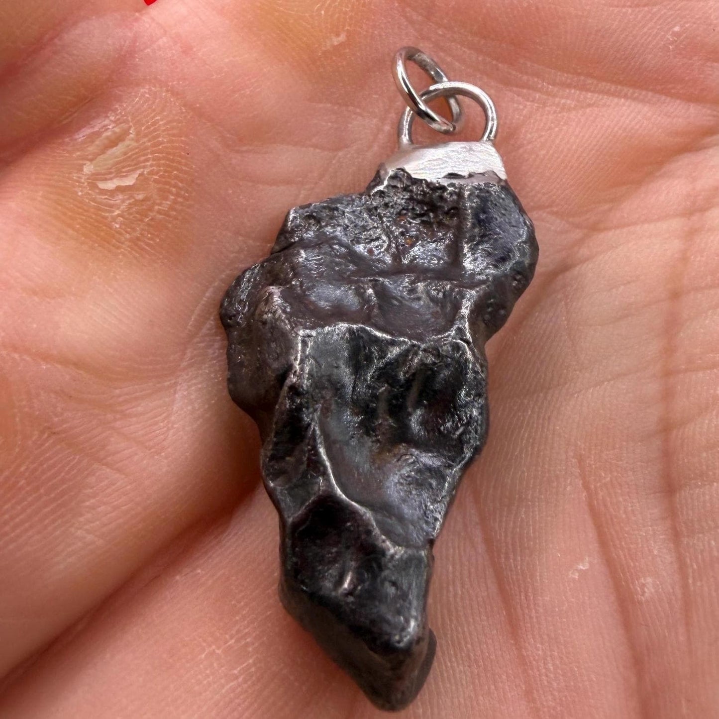 Sikhote-Alin Iron Meteorite Pendant: Astronomy Space Gift, 16.75g