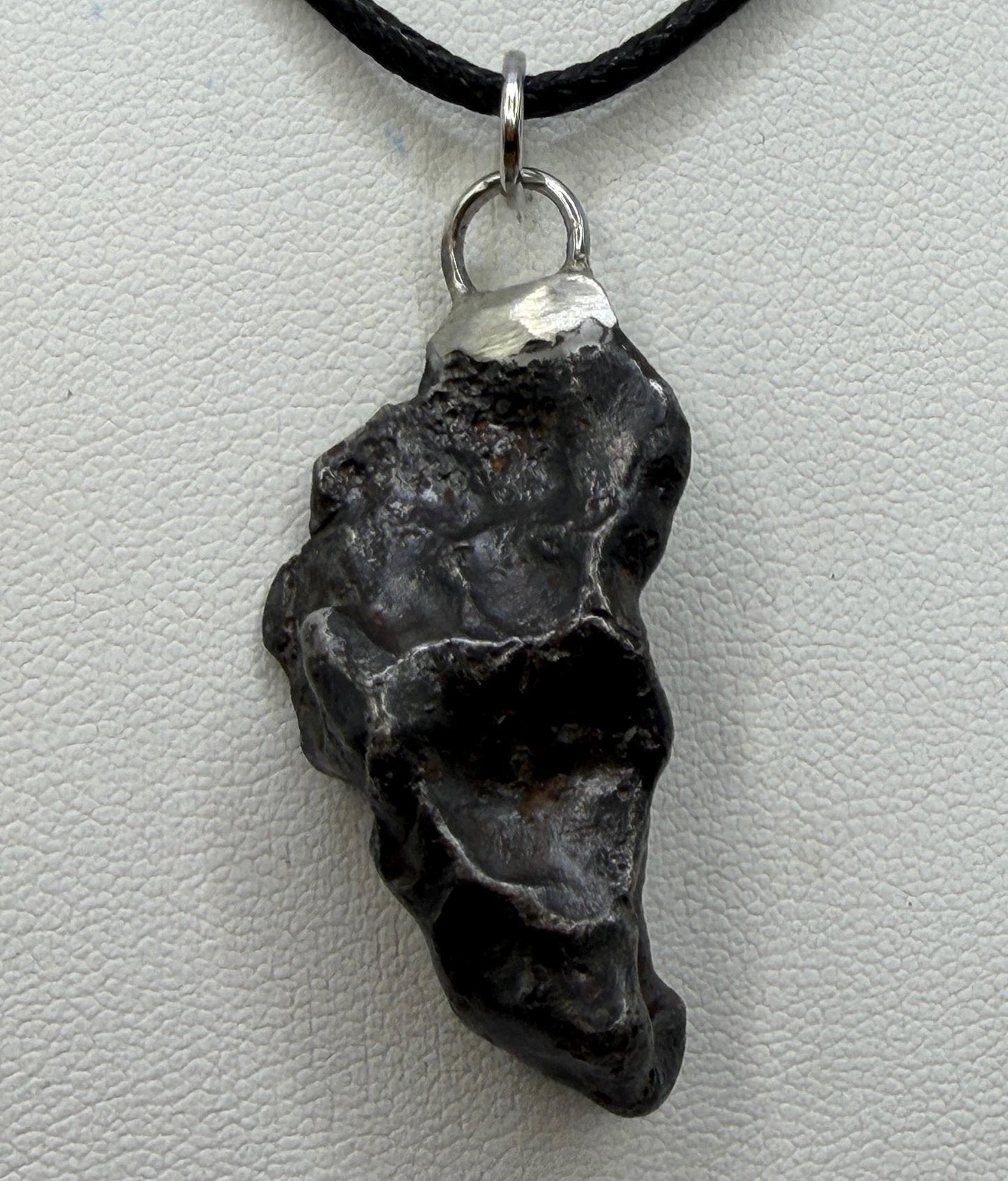 Sikhote-Alin Iron Meteorite Pendant: Astronomy Space Gift, 16.75g
