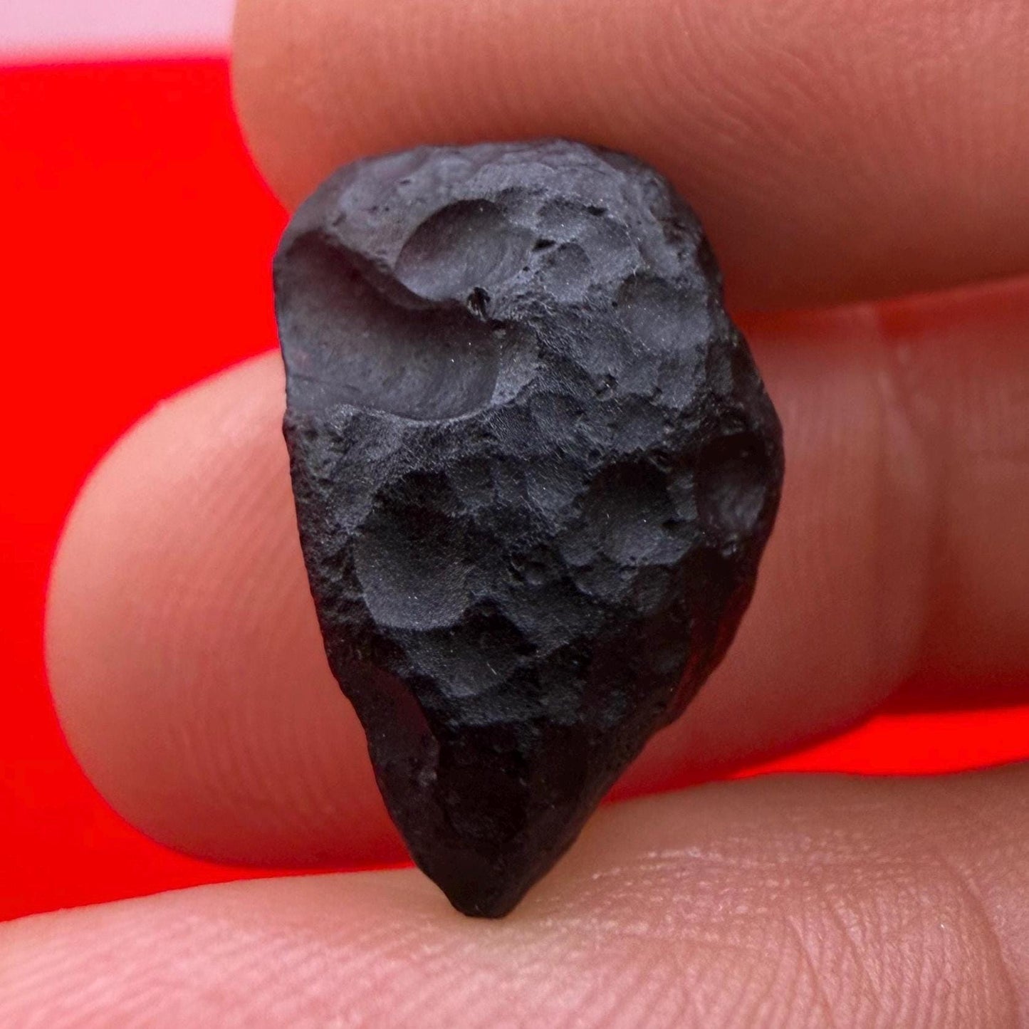 Saffordite Stone: Rare Cintamani, Arizona Tektite -3.14 Grams