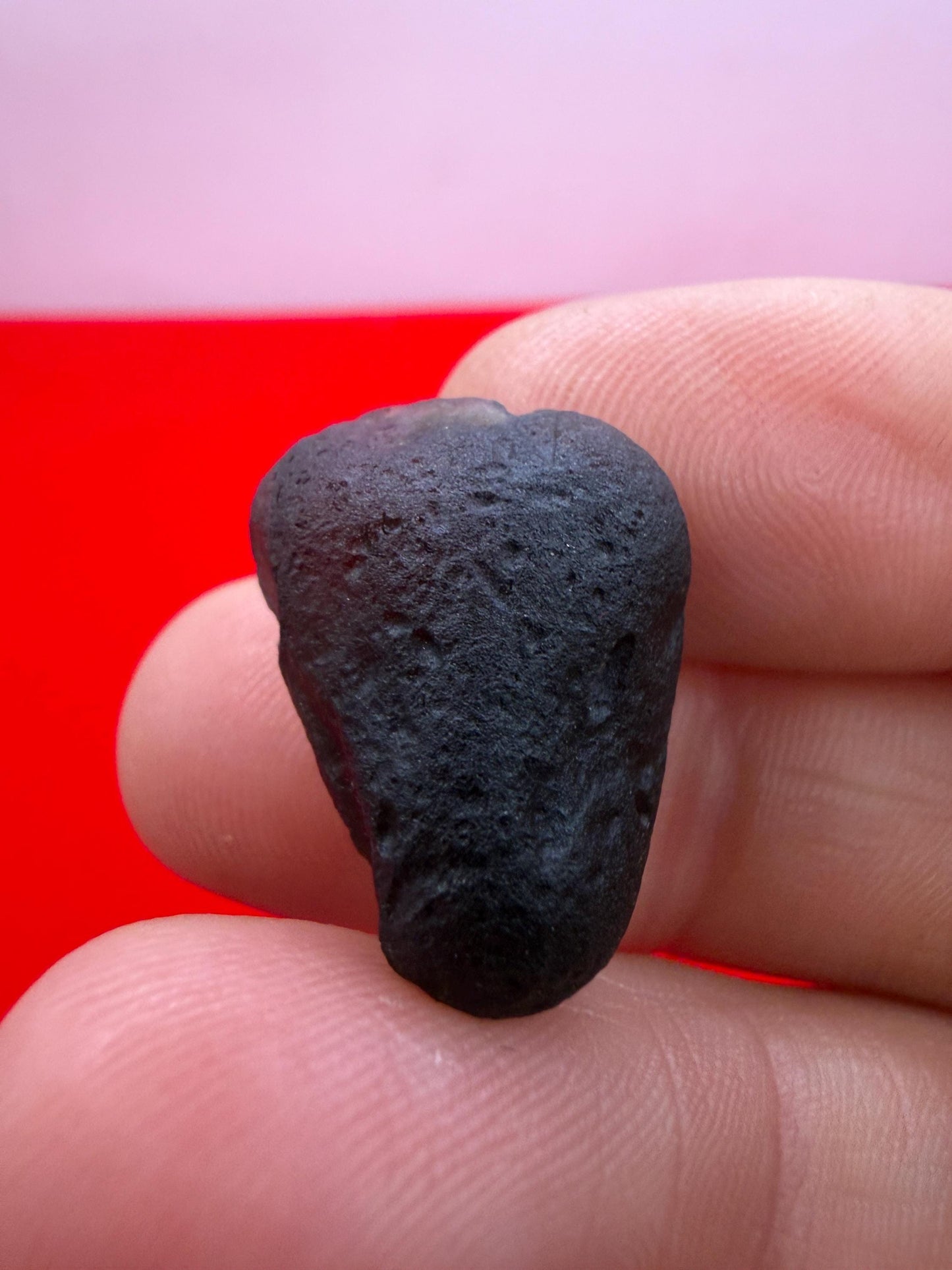 Saffordite Stone: Rare Cintamani, Arizona Tektite -4.93 Grams