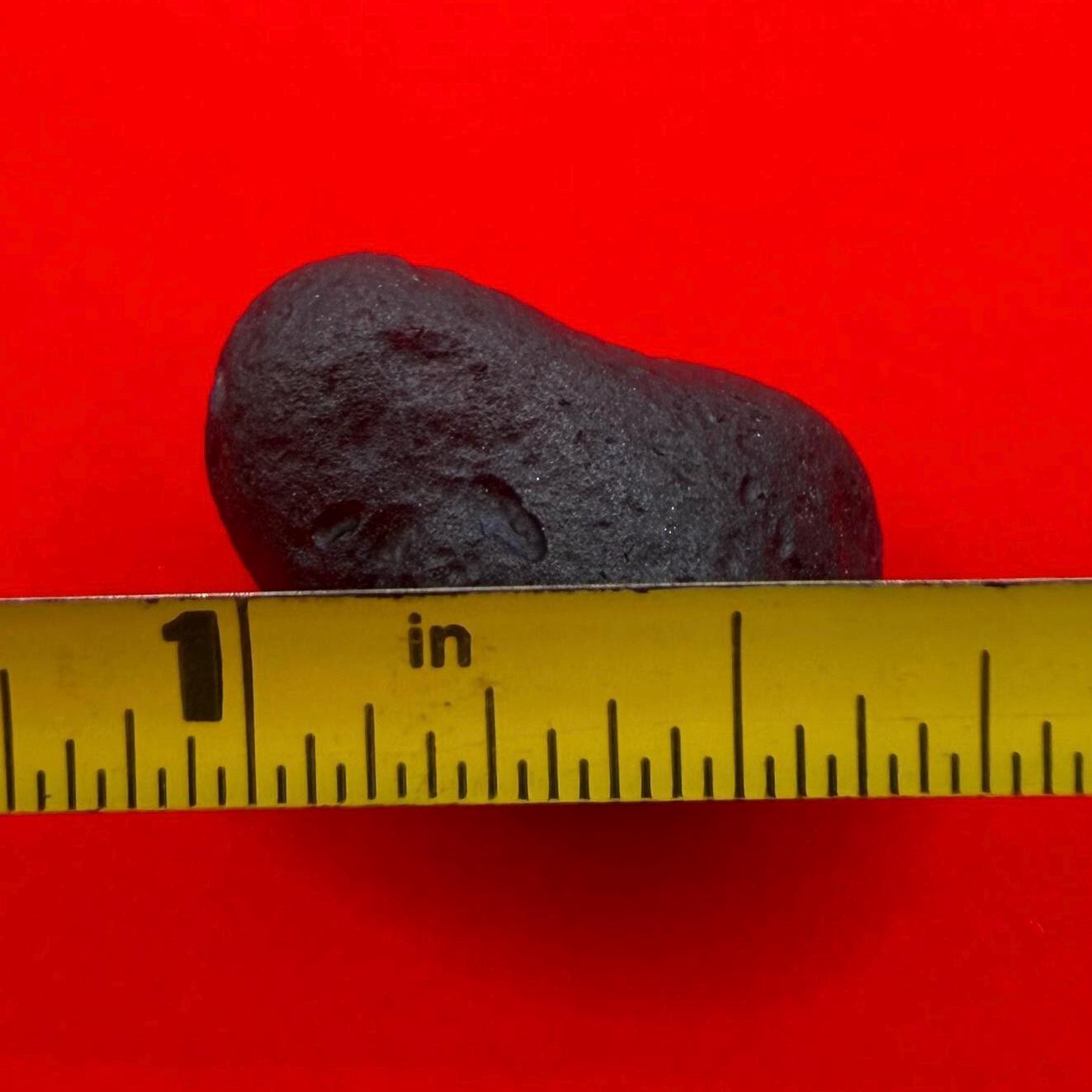 Saffordite Stone: Rare Cintamani, Arizona Tektite -4.93 Grams