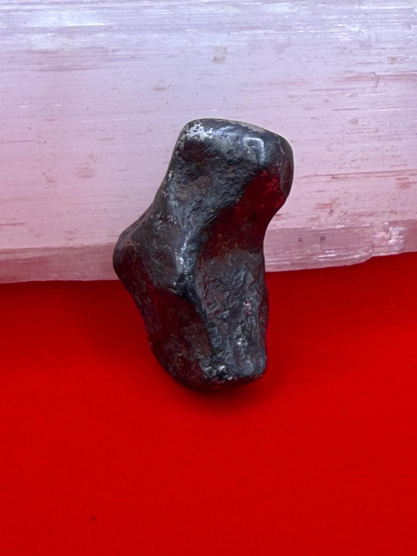 Agoudal Iron Meteorite Specimen: Authentic Meteorite, IIAB Hexahedrite, 8.58 grams