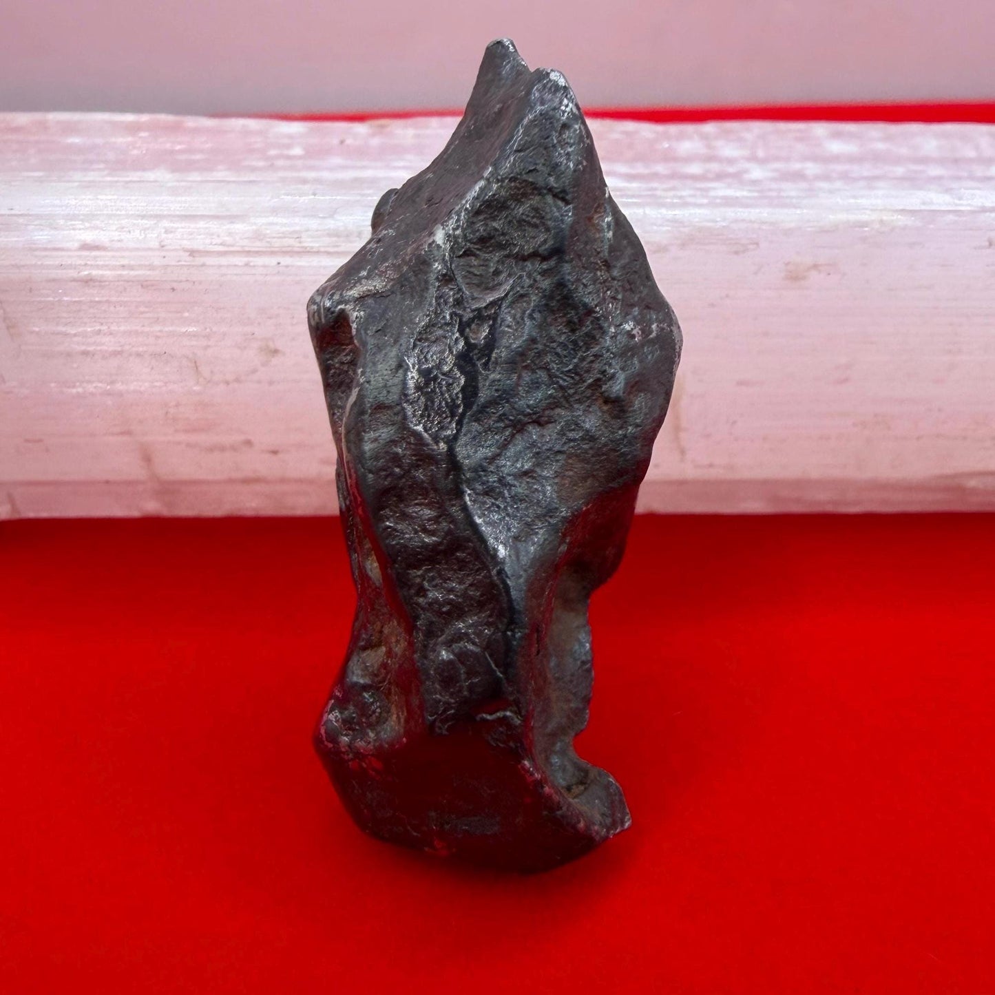 Agoudal Iron Meteorite Specimen: 46.28g, IIAB Hexahedrite, Morocco
