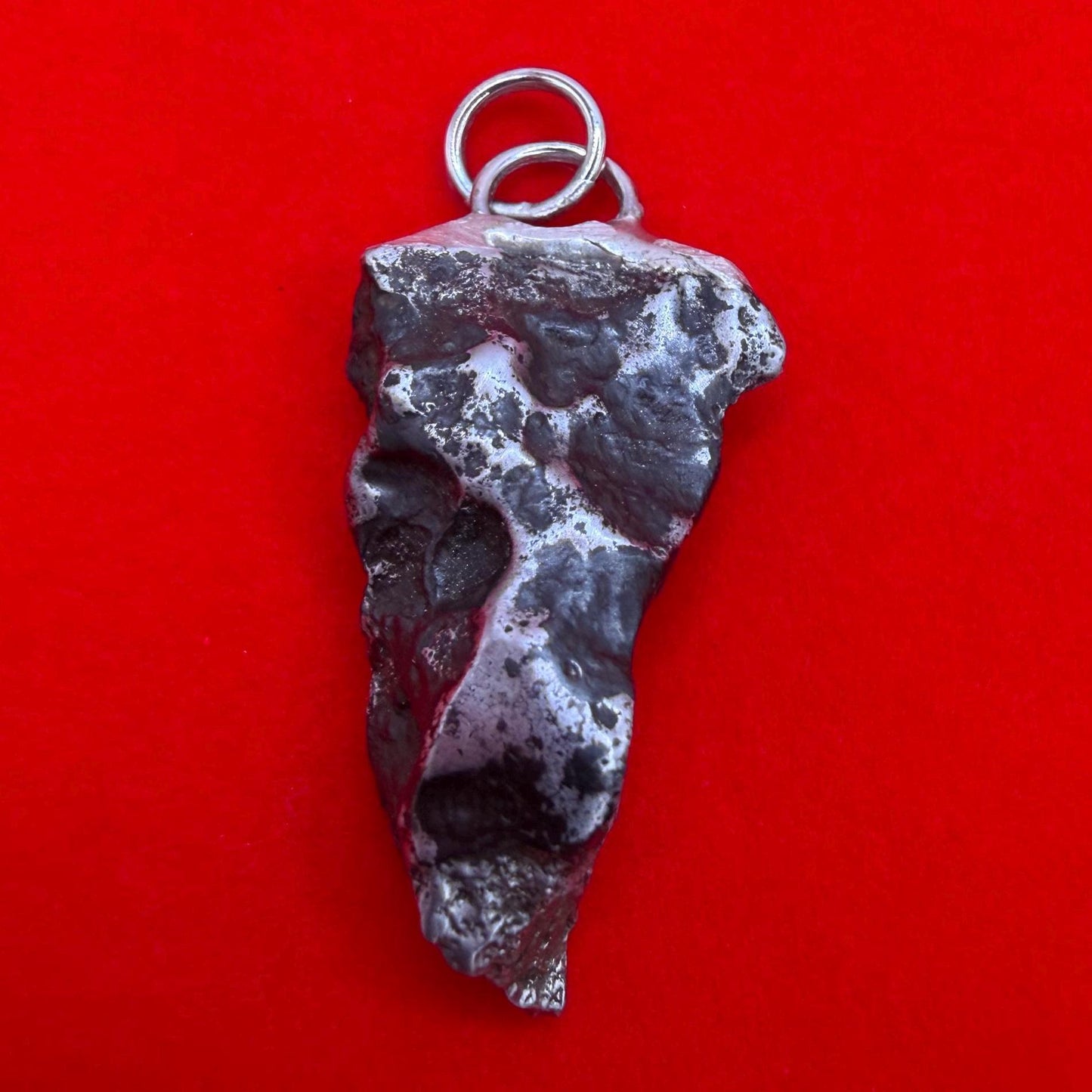 Sikhote-Alin Iron Meteorite Pendant: Astronomy Space Gift, 9.51g