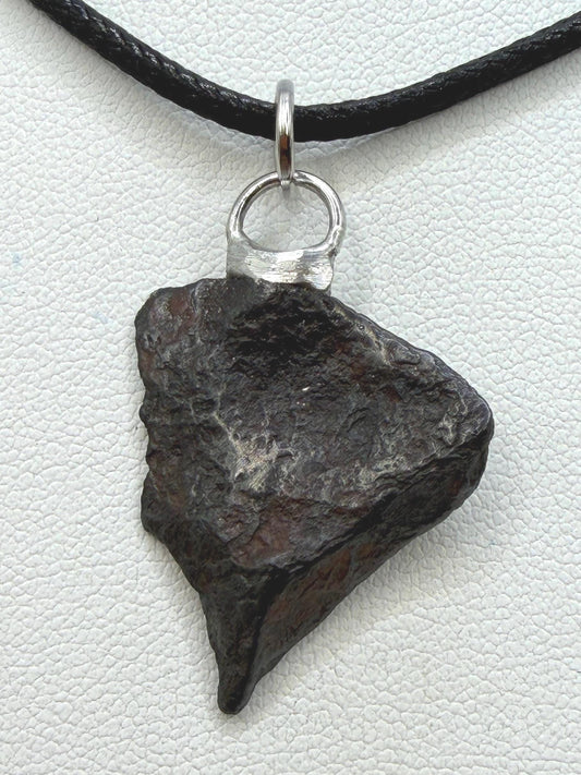 Canyon Diablo Iron Meteorite Pendant: Arizona Space Gift, 5.33g