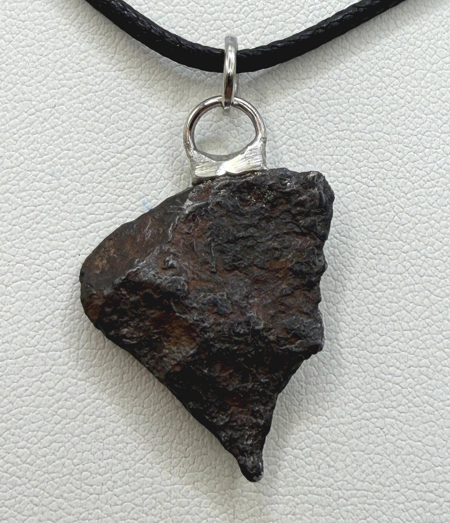 Canyon Diablo Iron Meteorite Pendant: Arizona Space Gift, 5.33g