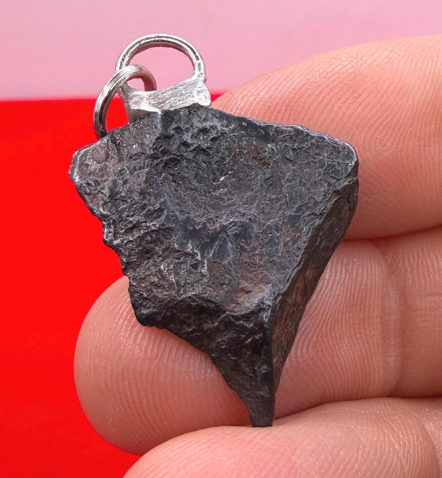 Canyon Diablo Iron Meteorite Pendant: Arizona Space Gift, 5.33g