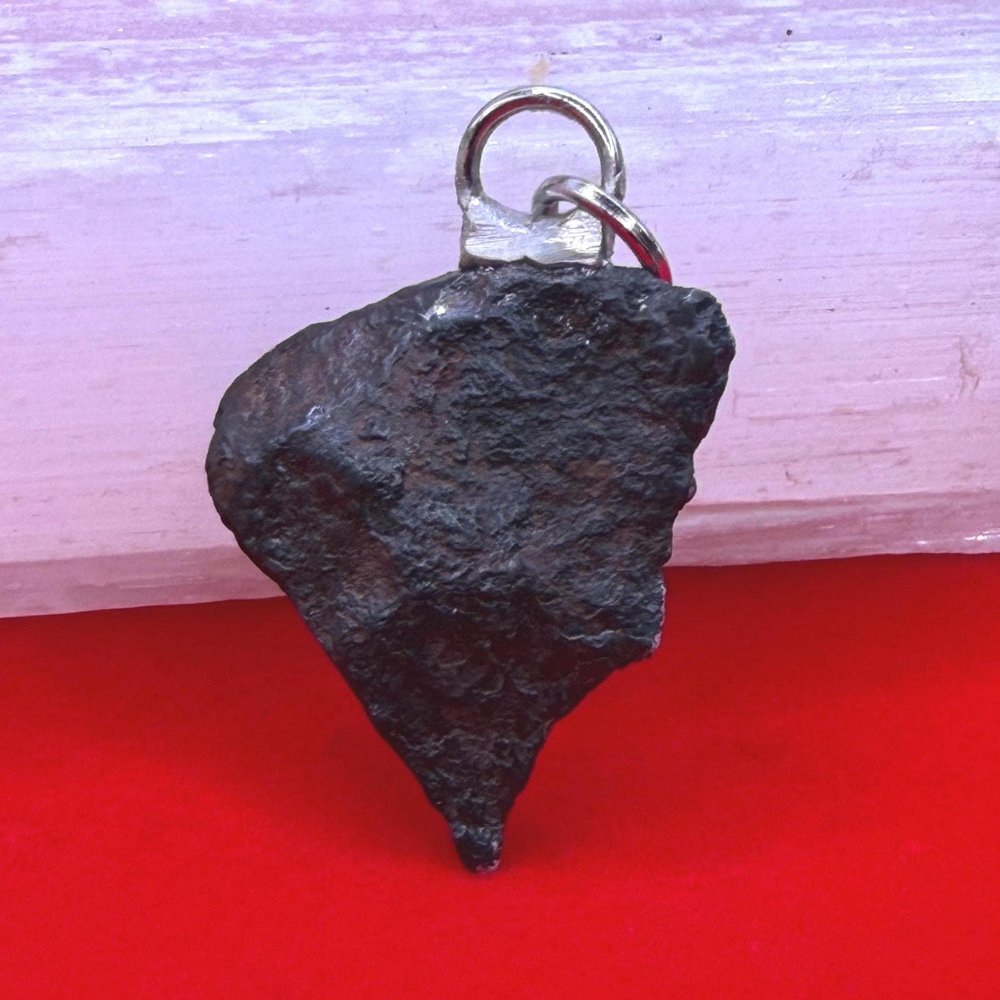 Canyon Diablo Iron Meteorite Pendant: Arizona Space Gift, 5.33g