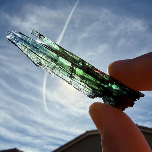 Rare Brazilian Vivianite Crystal: Reiki Energy Stone, Collector's Gem, 6.25g/31.25ct