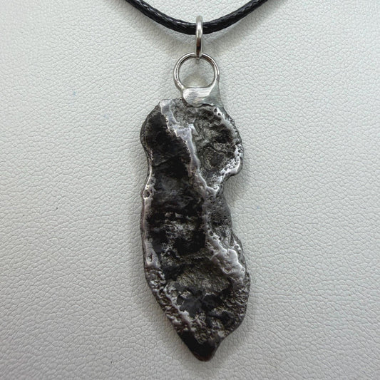 Sikhote-Alin Iron Meteorite Pendant: Astronomy Space Gift, 8.35g