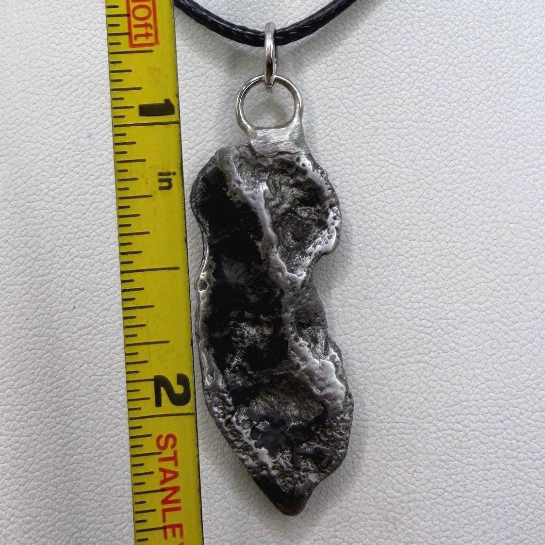 Sikhote-Alin Iron Meteorite Pendant: Astronomy Space Gift, 8.35g