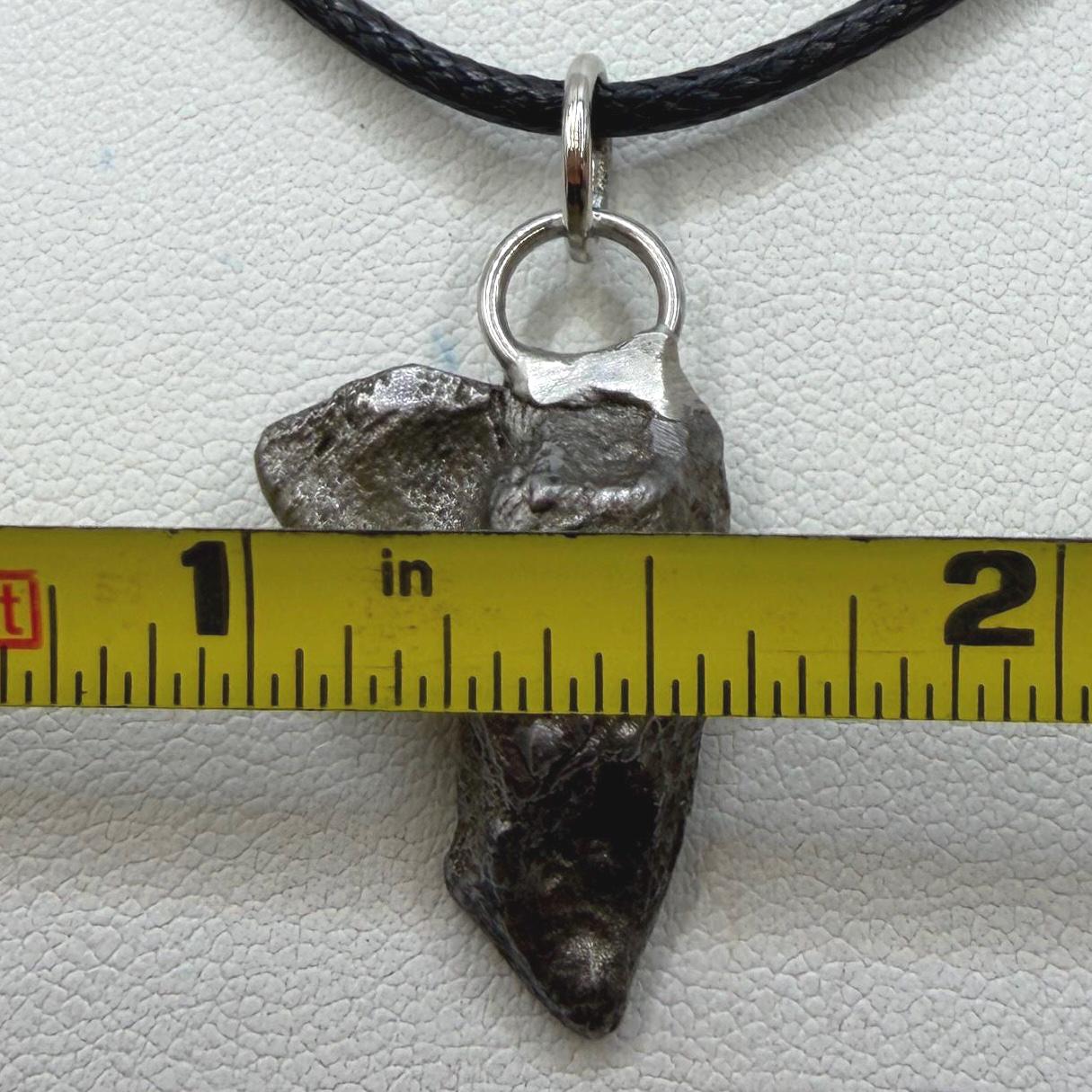 Sikhote-Alin Iron Meteorite Pendant: Astronomy Space Gift, 5.32g
