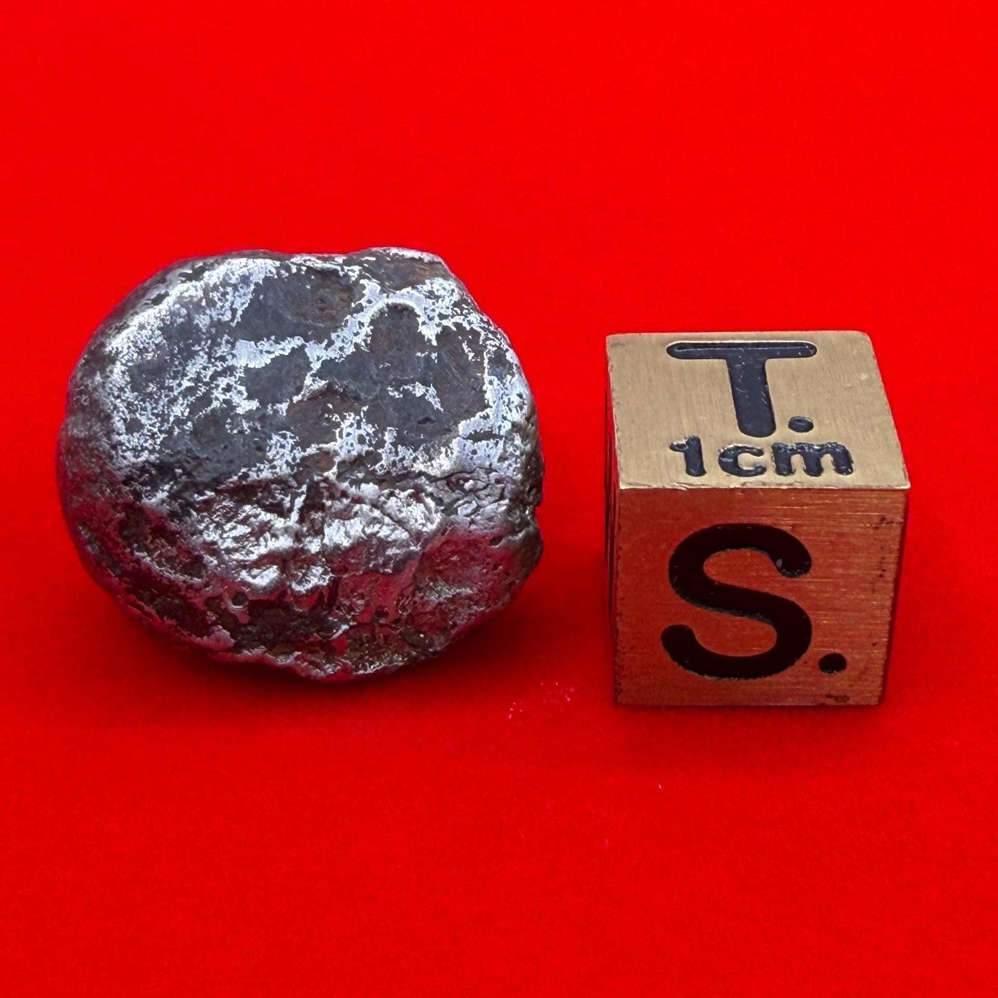 Sikhote-Alin Meteorite Specimen: Authentic Iron Meteorite, 12.33 grams