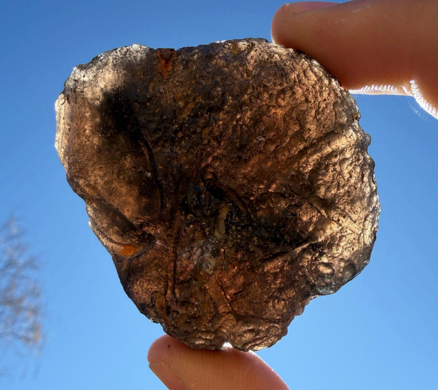 Large Colombianite Pseudotektite: Shamanic Healing Stone, 90.00 grams