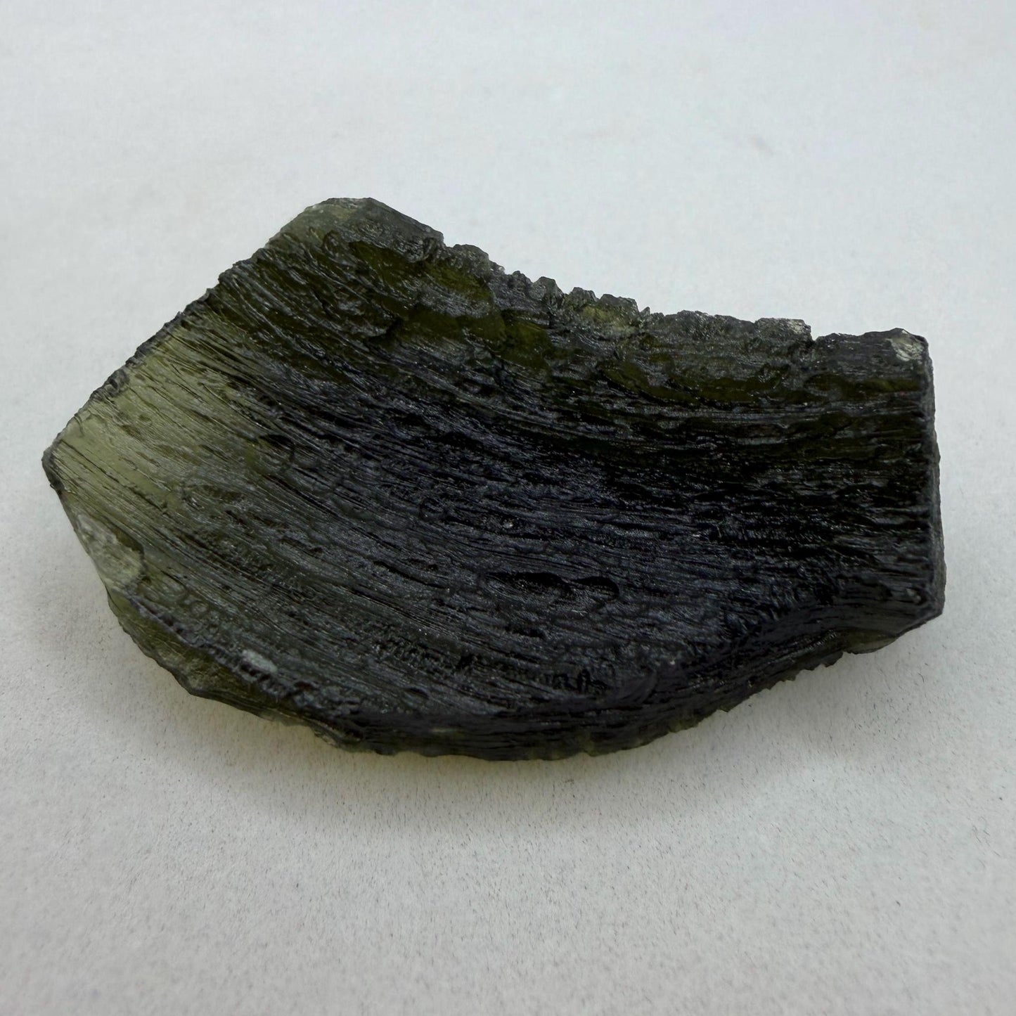 Authentic Moldavite Tektite Specimen, Reiki Healing Crystal, 18.22g/91.1ct