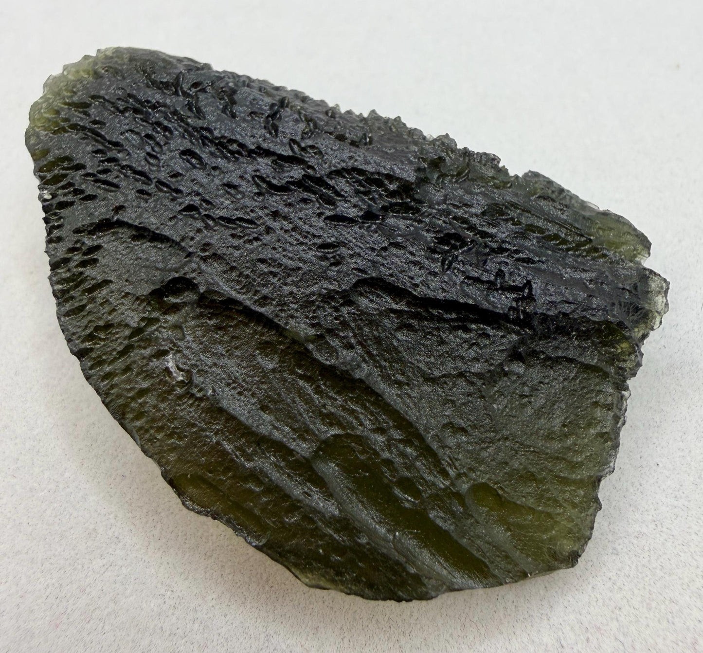 Authentic Moldavite Tektite Specimen, Reiki Healing Crystal, 18.22g/91.1ct