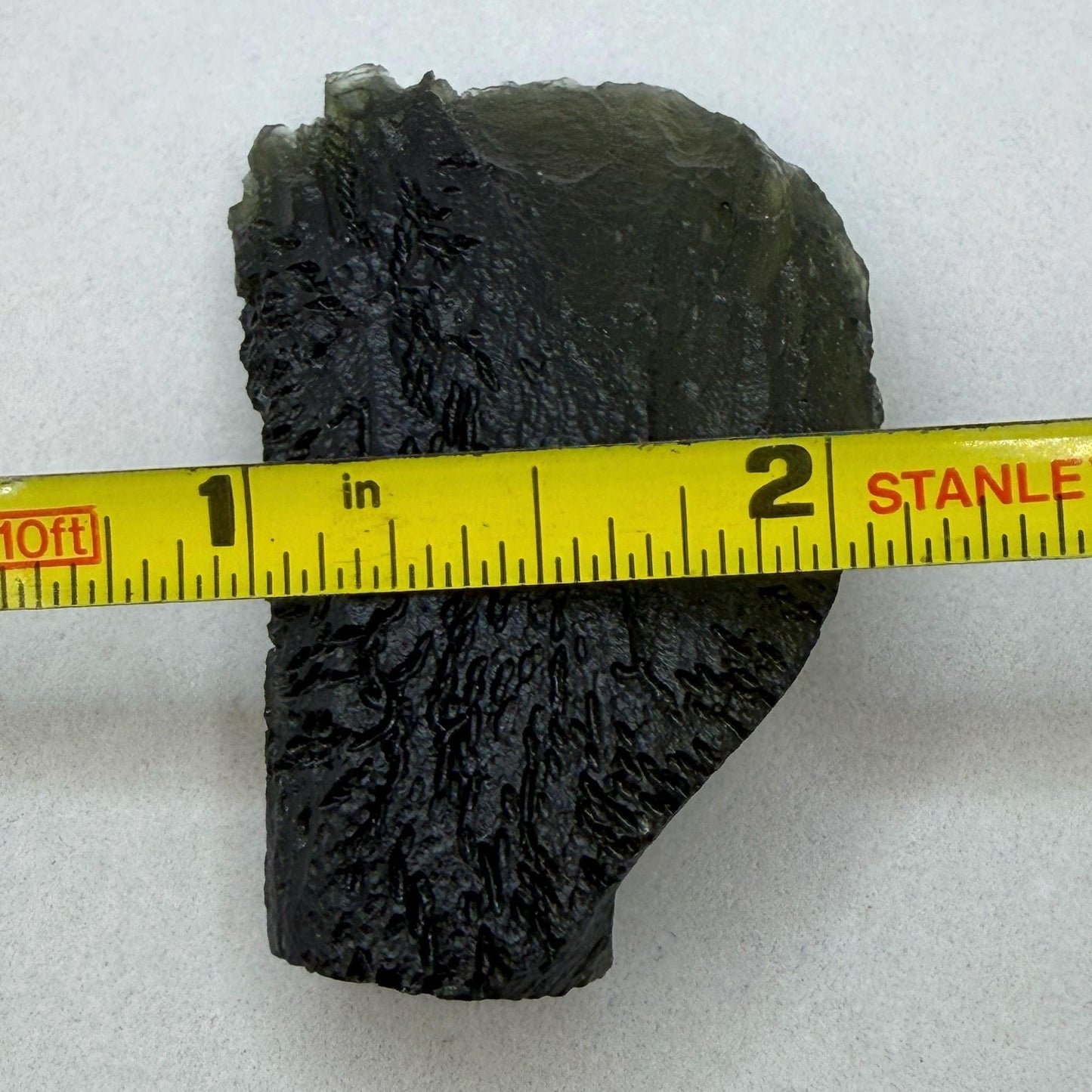Authentic Moldavite Tektite Specimen, Reiki Healing Crystal, 18.22g/91.1ct