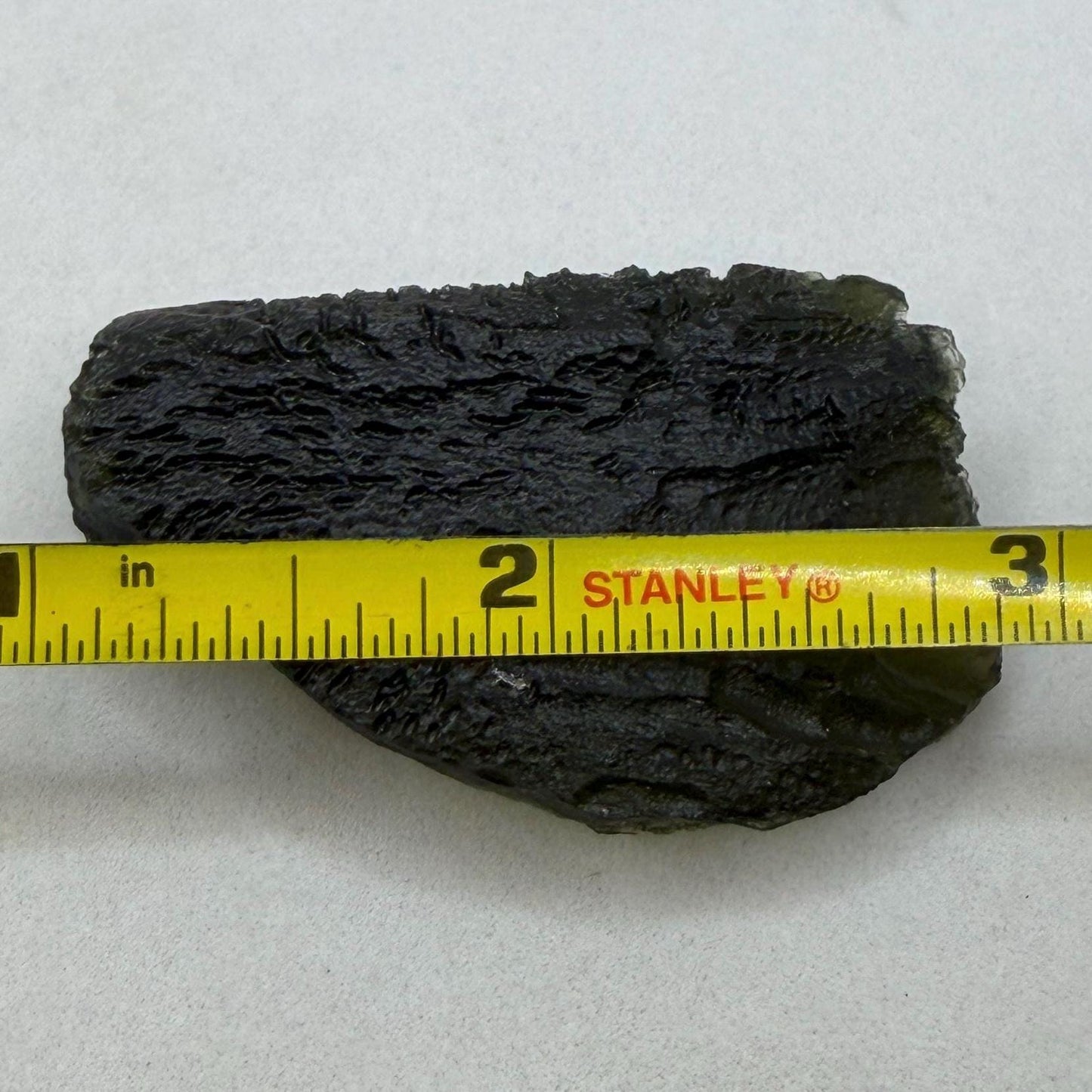 Authentic Moldavite Tektite Specimen, Reiki Healing Crystal, 18.22g/91.1ct