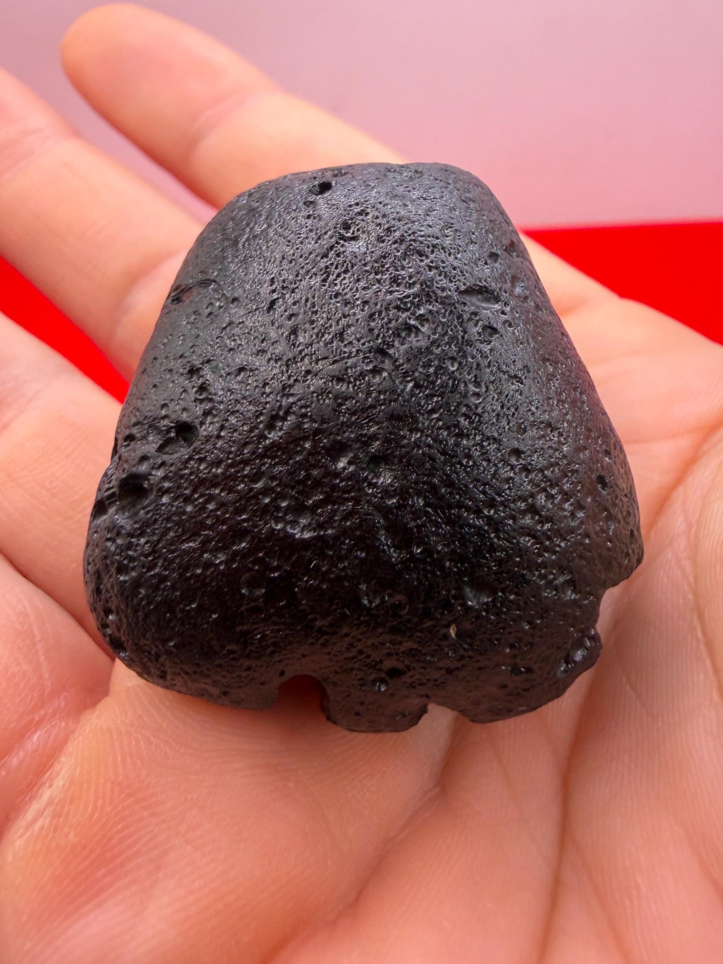 Large Philippinite Tektite, Rare Natural Impact Glass Space Stone, 55.55g