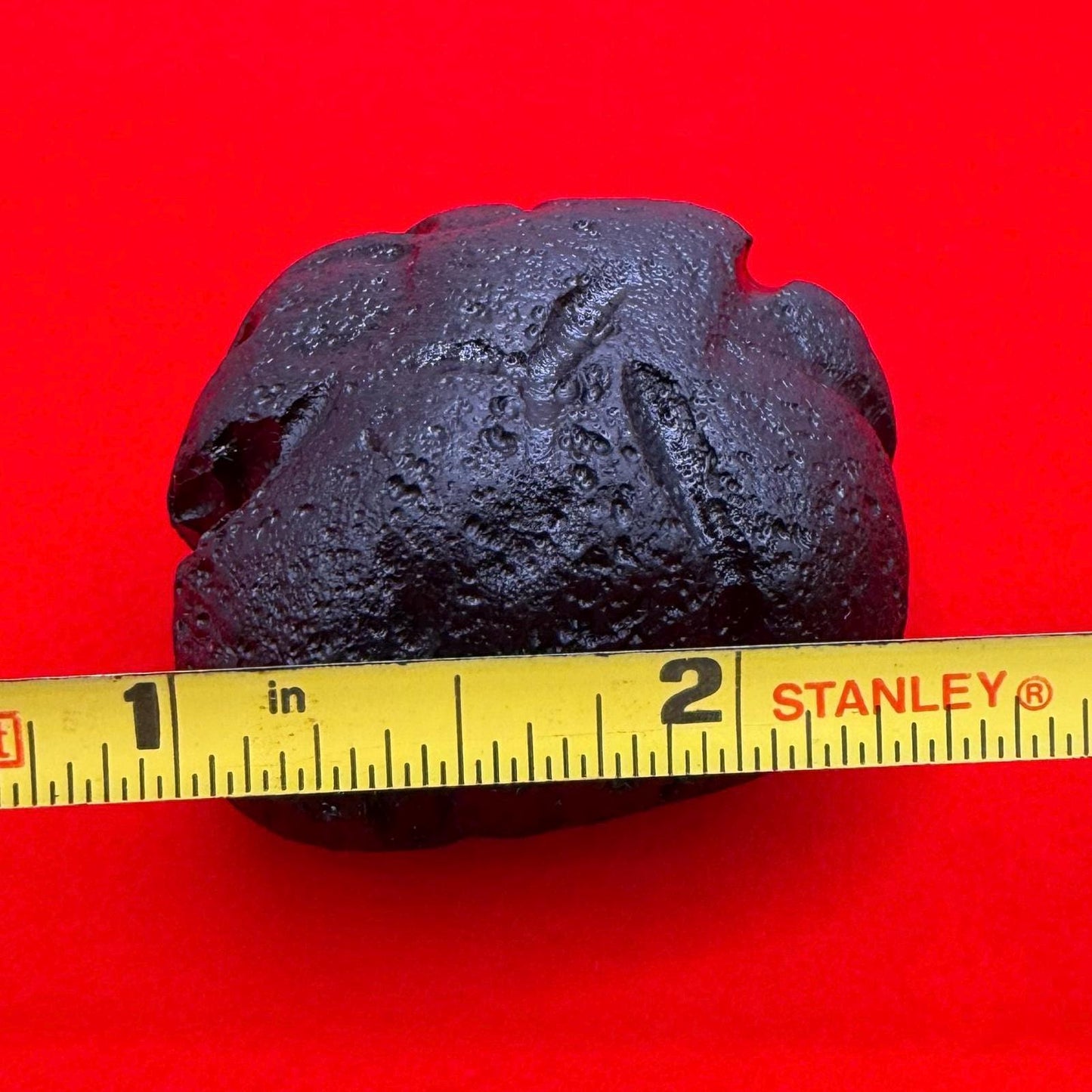 Large Philippinite Tektite, Rare Natural Impact Glass Space Stone, 55.55g