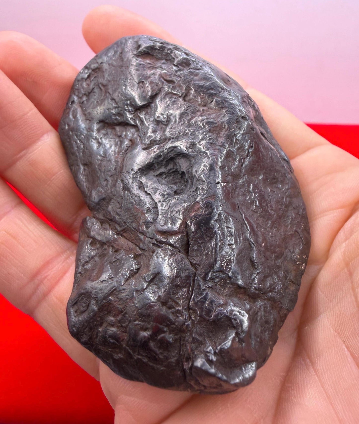 Uruacu Iron Meteorite Specimen: Brazilian Space Gift, Authentic Meteorite, 319 Grams