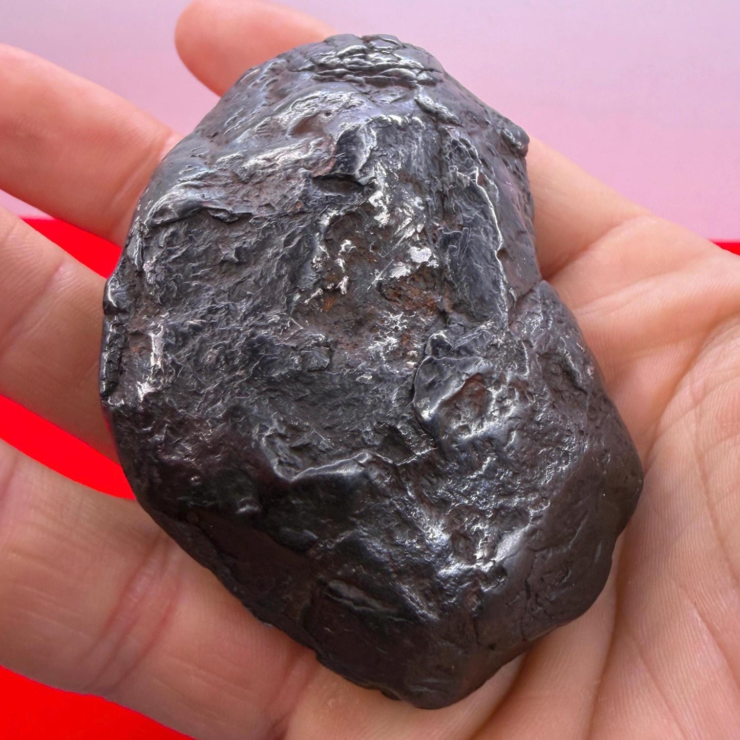 Uruacu Iron Meteorite Specimen: Brazilian Space Gift, Authentic Meteorite, 319 Grams