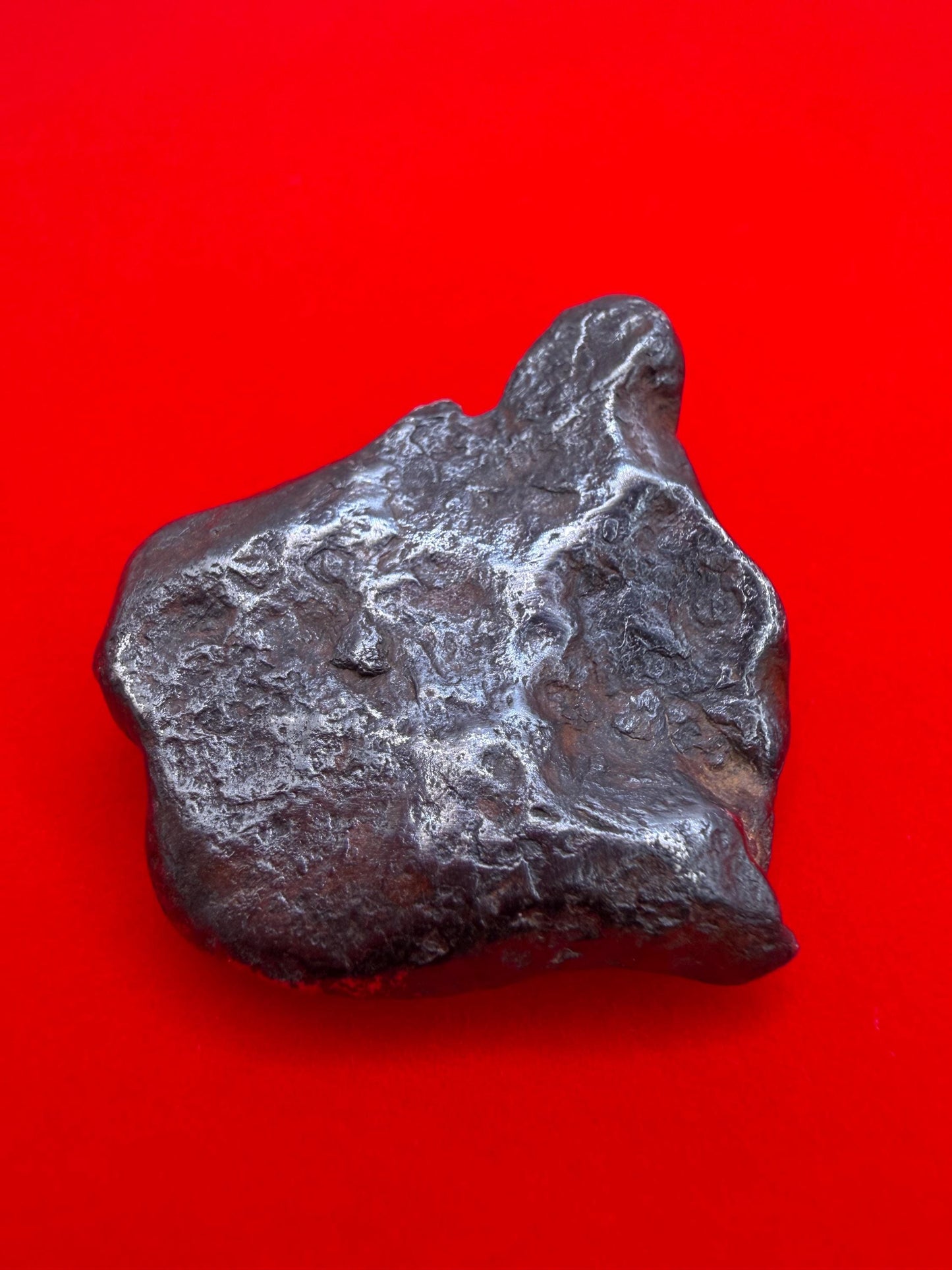 Agoudal Iron Meteorite Specimen: Authentic Meteorite, IIAB Hexahedrite, 41.25 grams