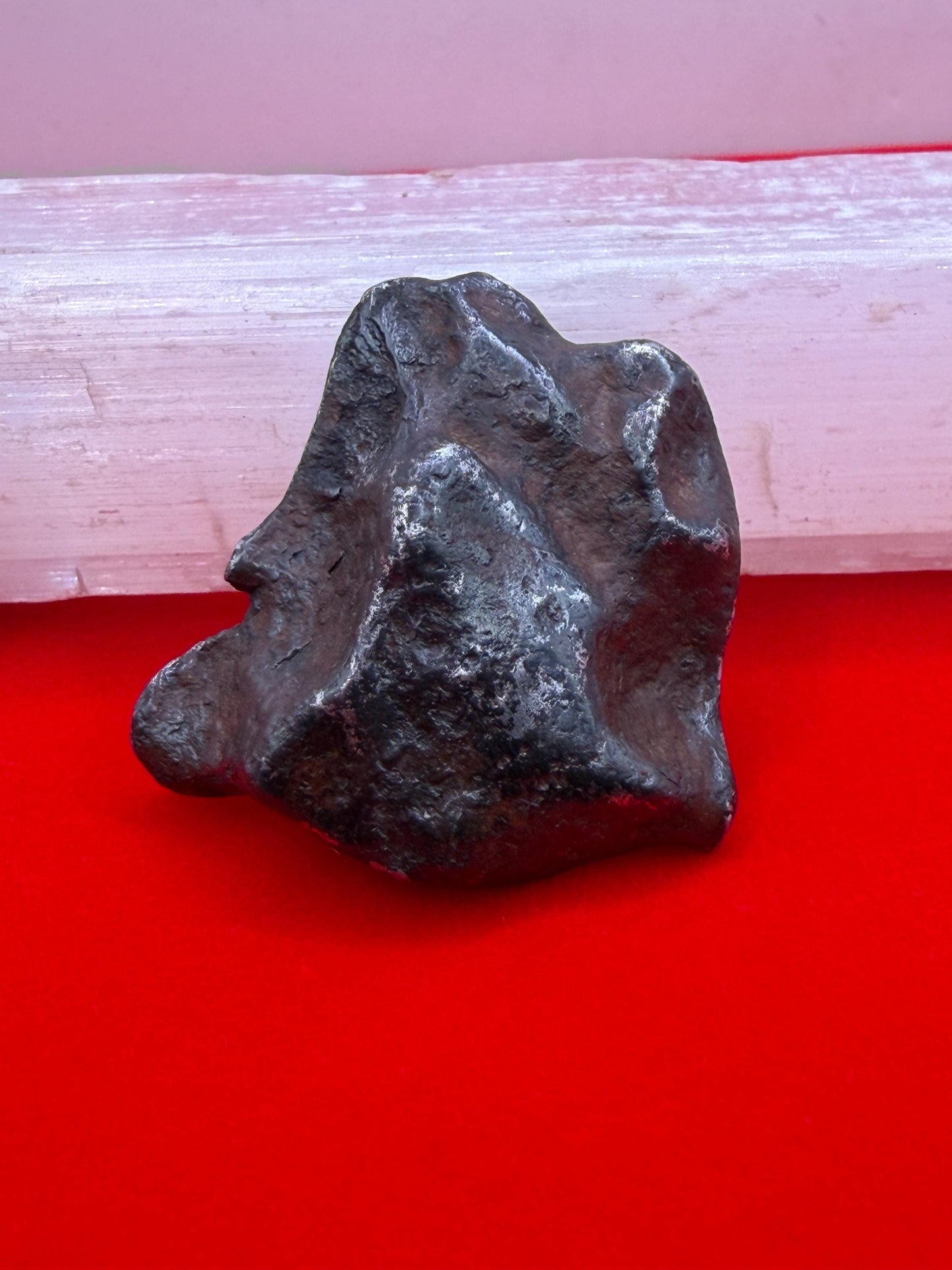 Agoudal Iron Meteorite Specimen: Authentic Meteorite, IIAB Hexahedrite, 41.25 grams