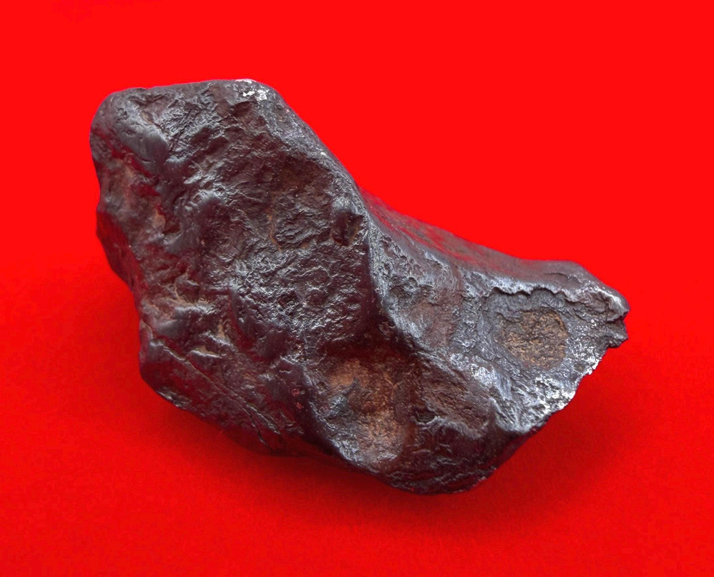 Agoudal Iron Meteorite Specimen: Sculptural Meteorite, Authentic Meteorite, IIAB Hexahedrite, 11.07 grams