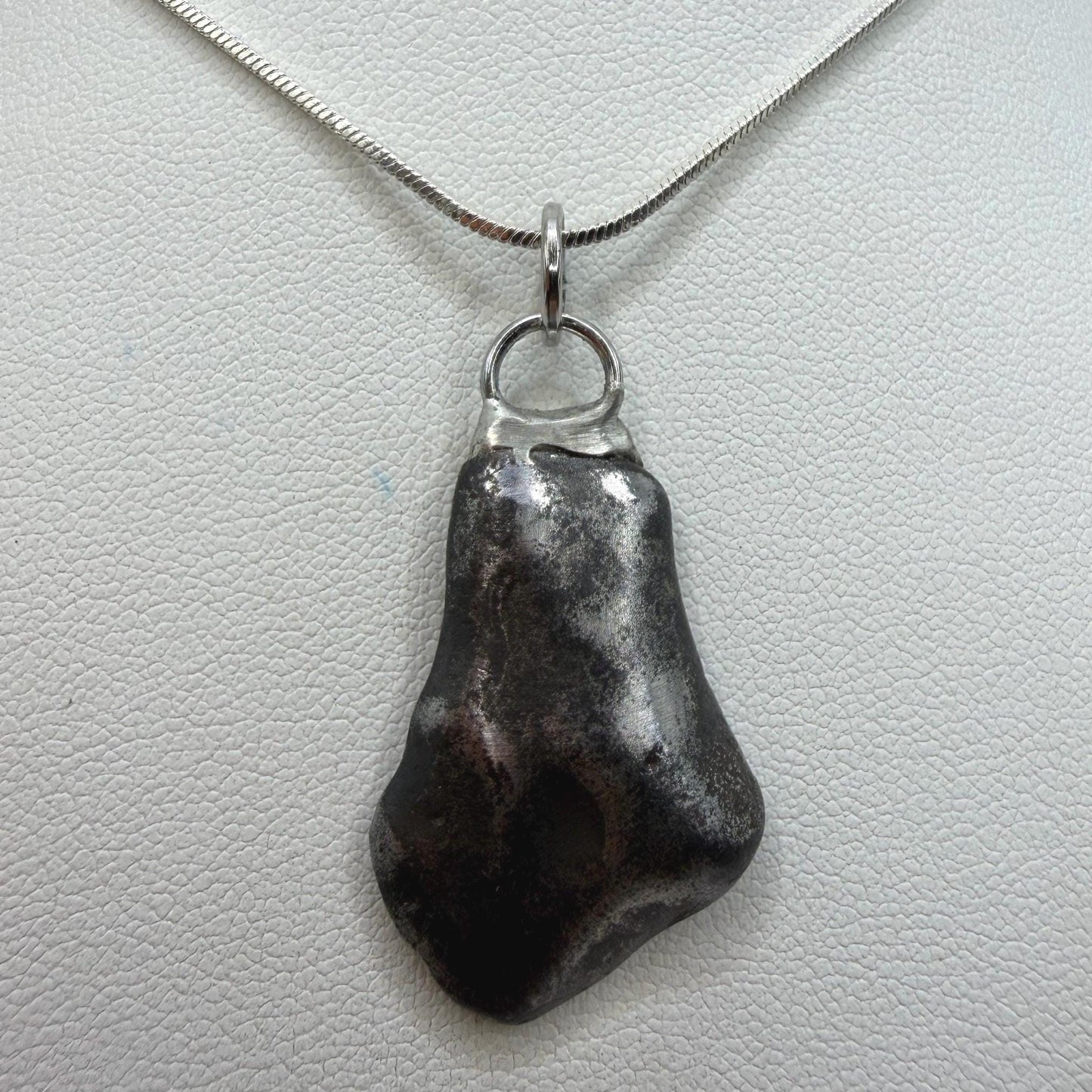Sikhote-Alin Iron Meteorite Pendant: Astronomy Space Gift, 8.83g