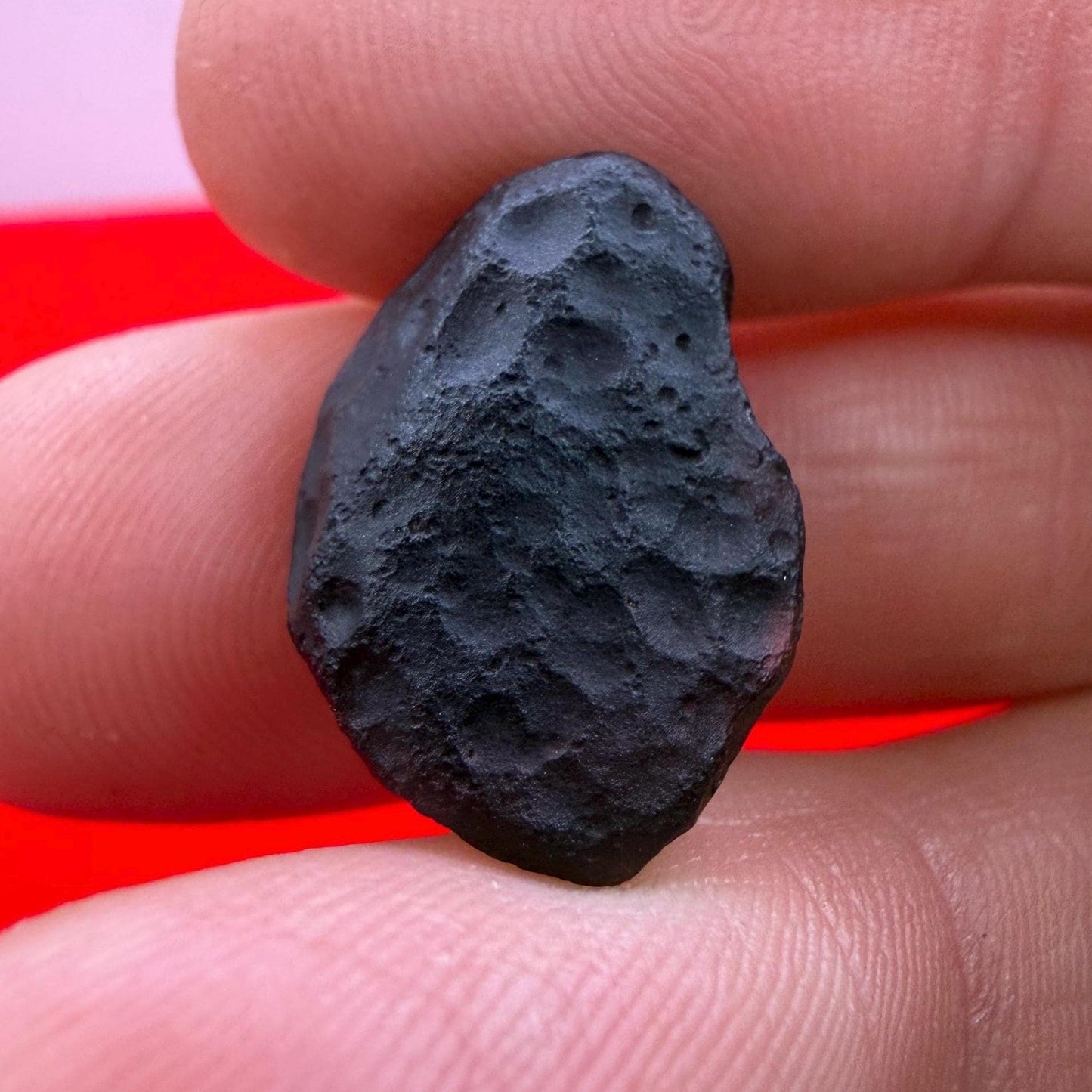 Saffordite Stone: Rare Cintamani, Arizona Tektite -3.14 Grams