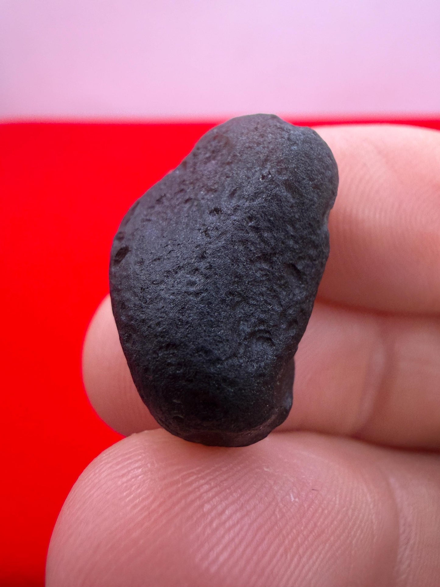 Saffordite Stone: Rare Cintamani, Arizona Tektite -4.93 Grams