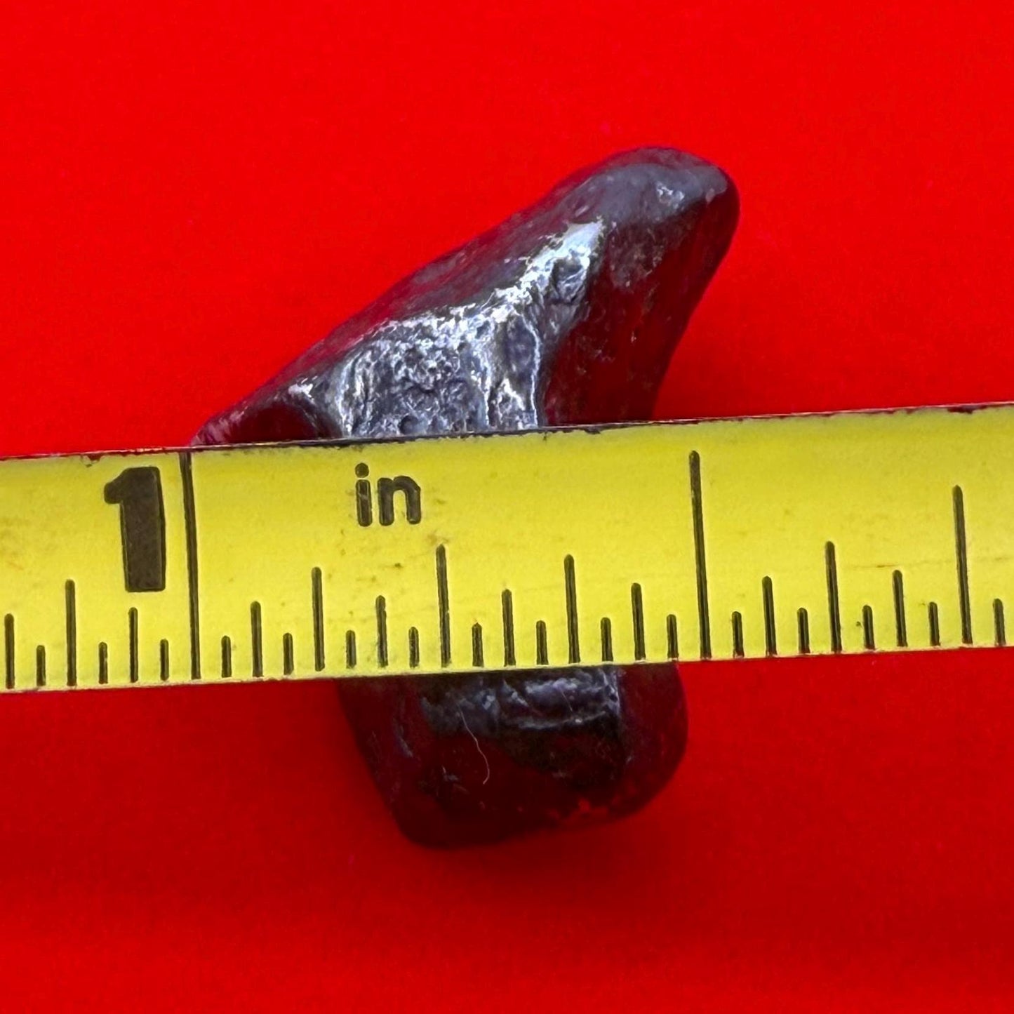 Agoudal Iron Meteorite Specimen: Authentic Meteorite, IIAB Hexahedrite, 8.58 grams